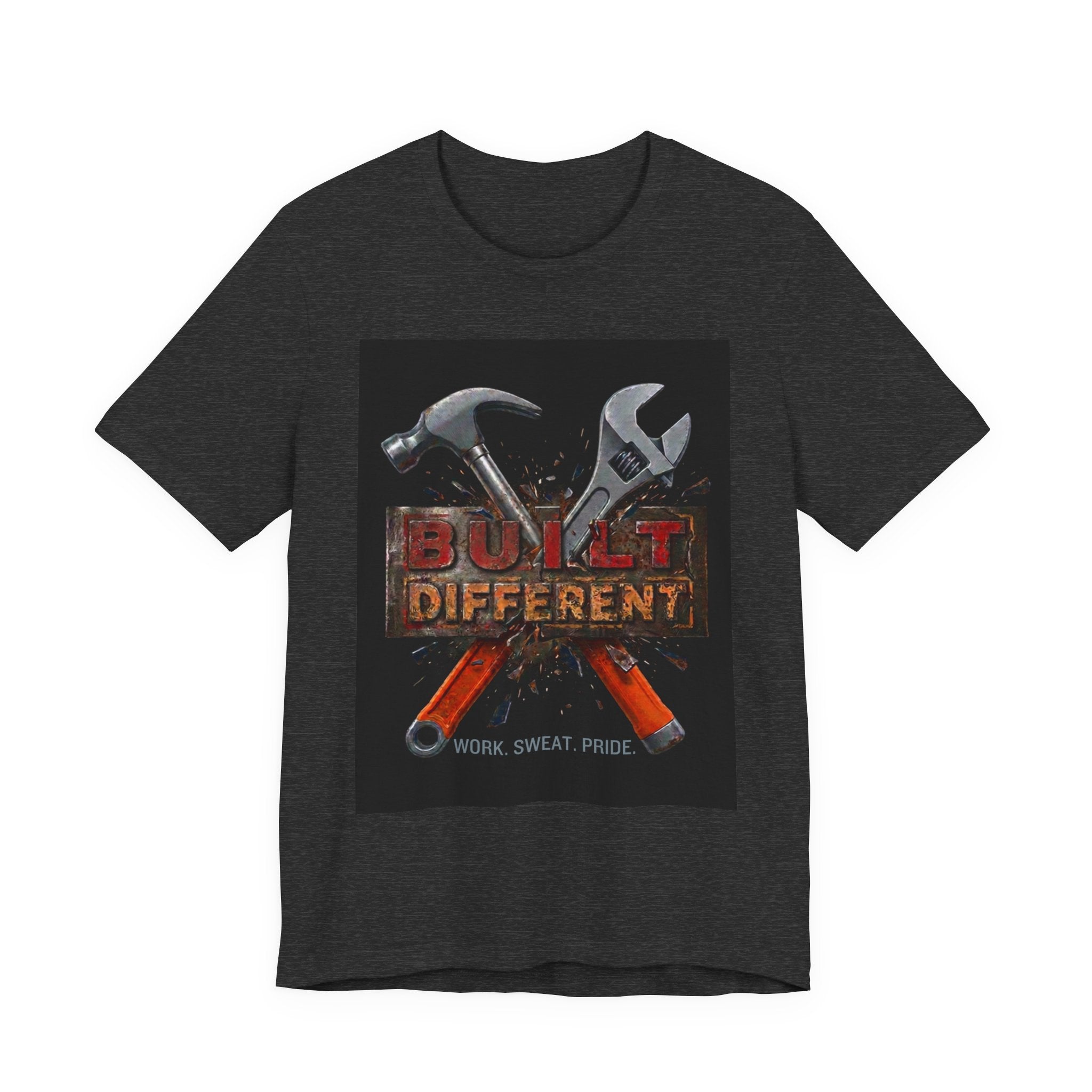 Built Different Tools T-Shirt — Work Sweat Pride Mechanic Tee