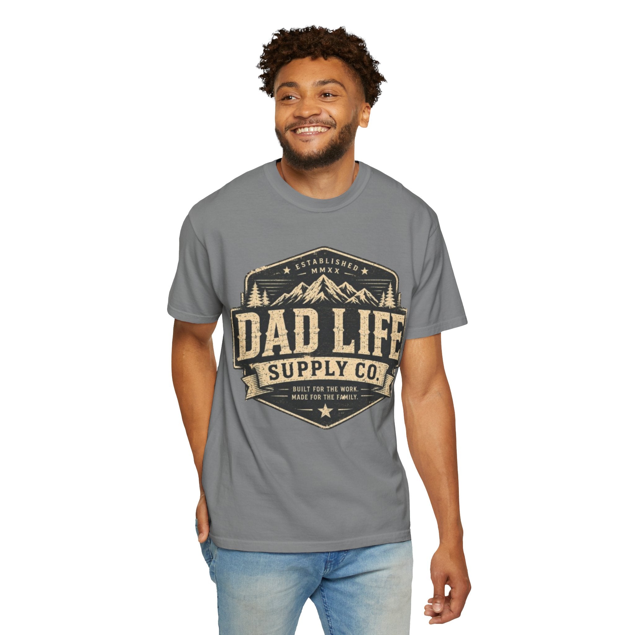 Dad Life Supply Co. T-Shirt — Vintage Outdoor Fathers Day Tee