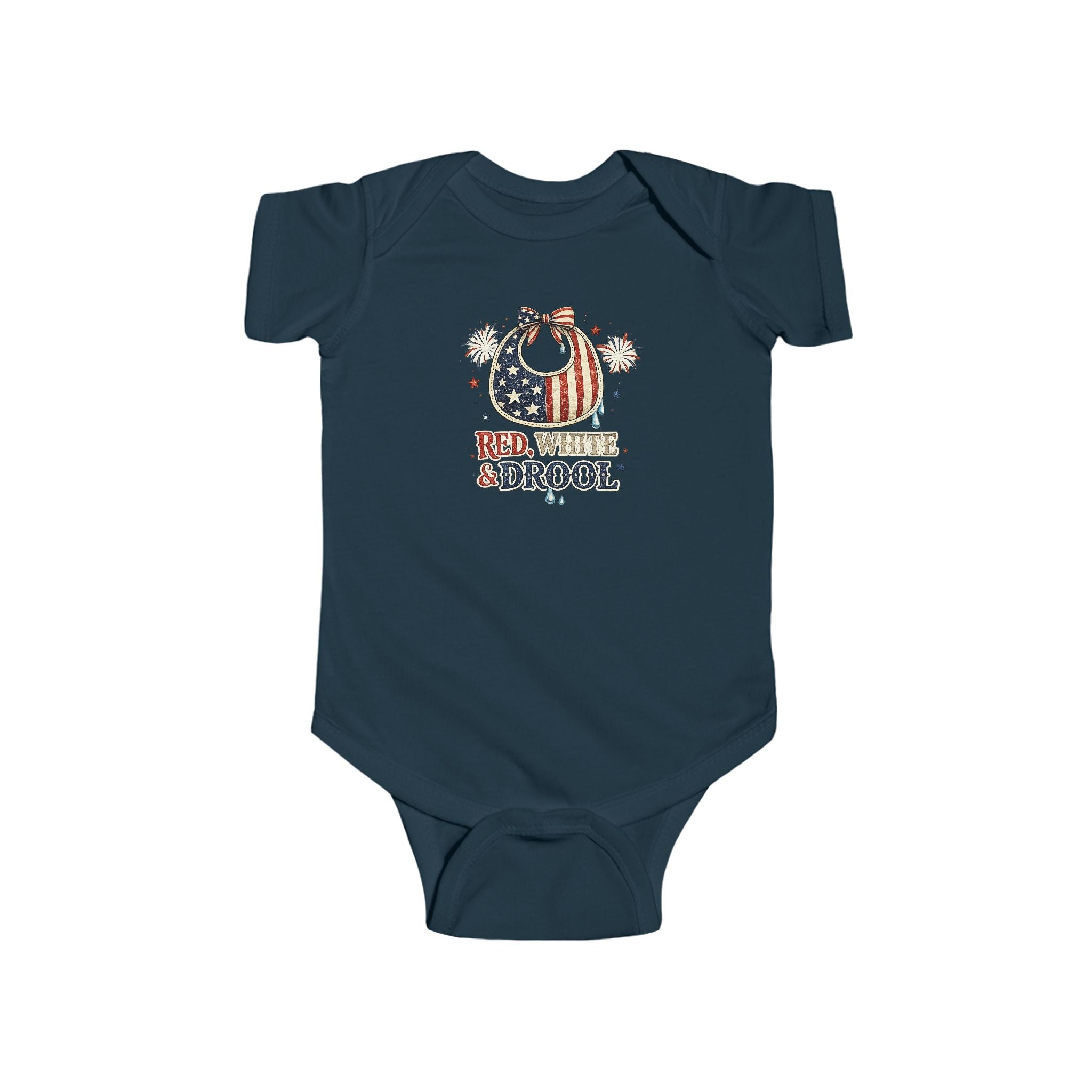 Red, White & Drool Patriotic Infant Bodysuit