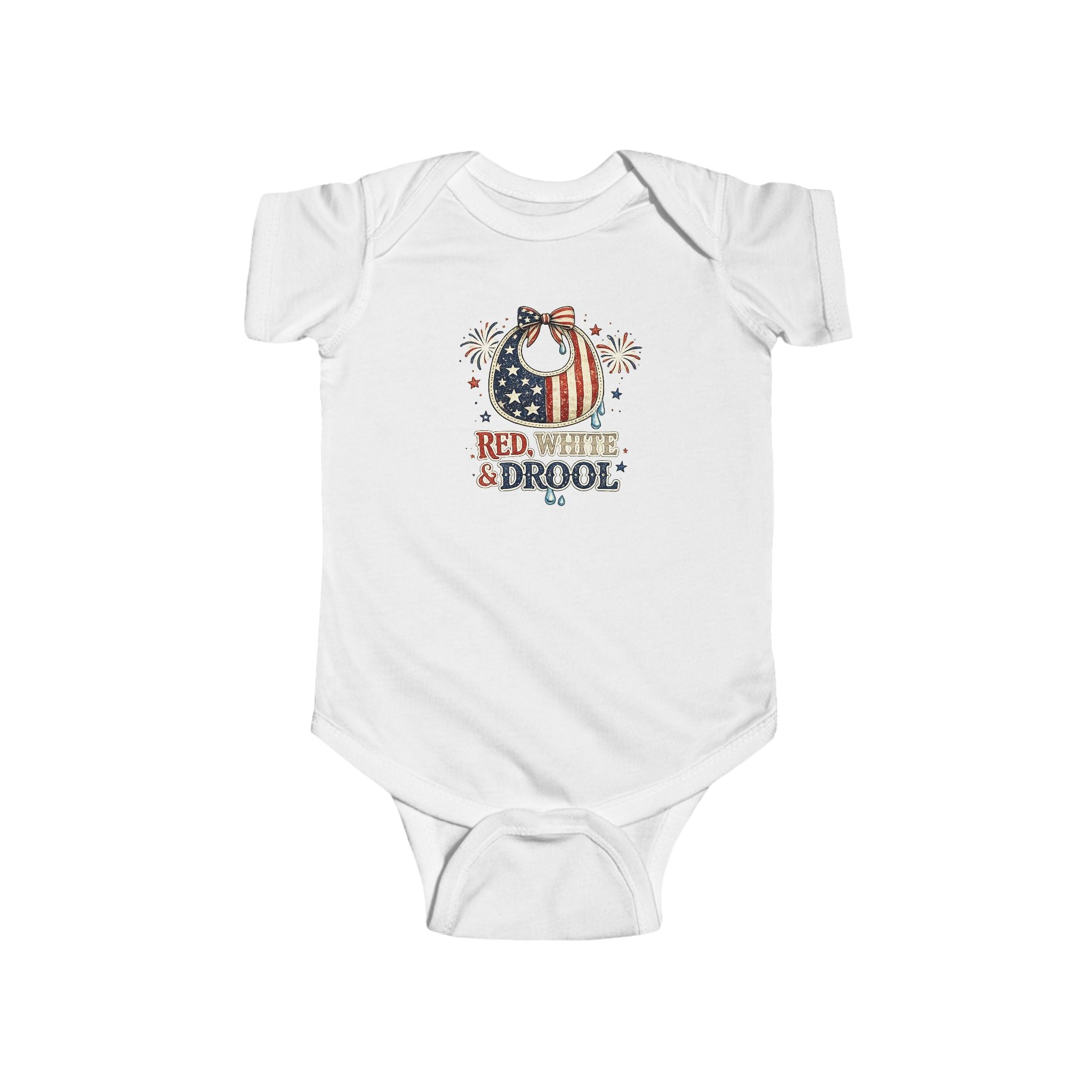 Red, White & Drool Patriotic Infant Bodysuit