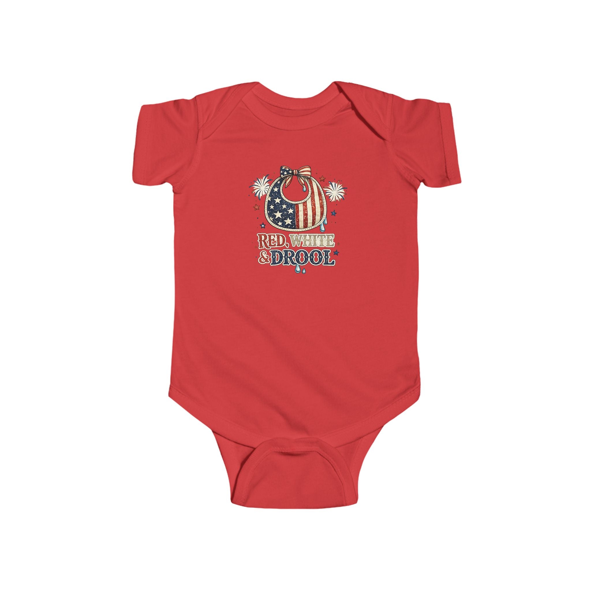 Red, White & Drool Patriotic Infant Bodysuit