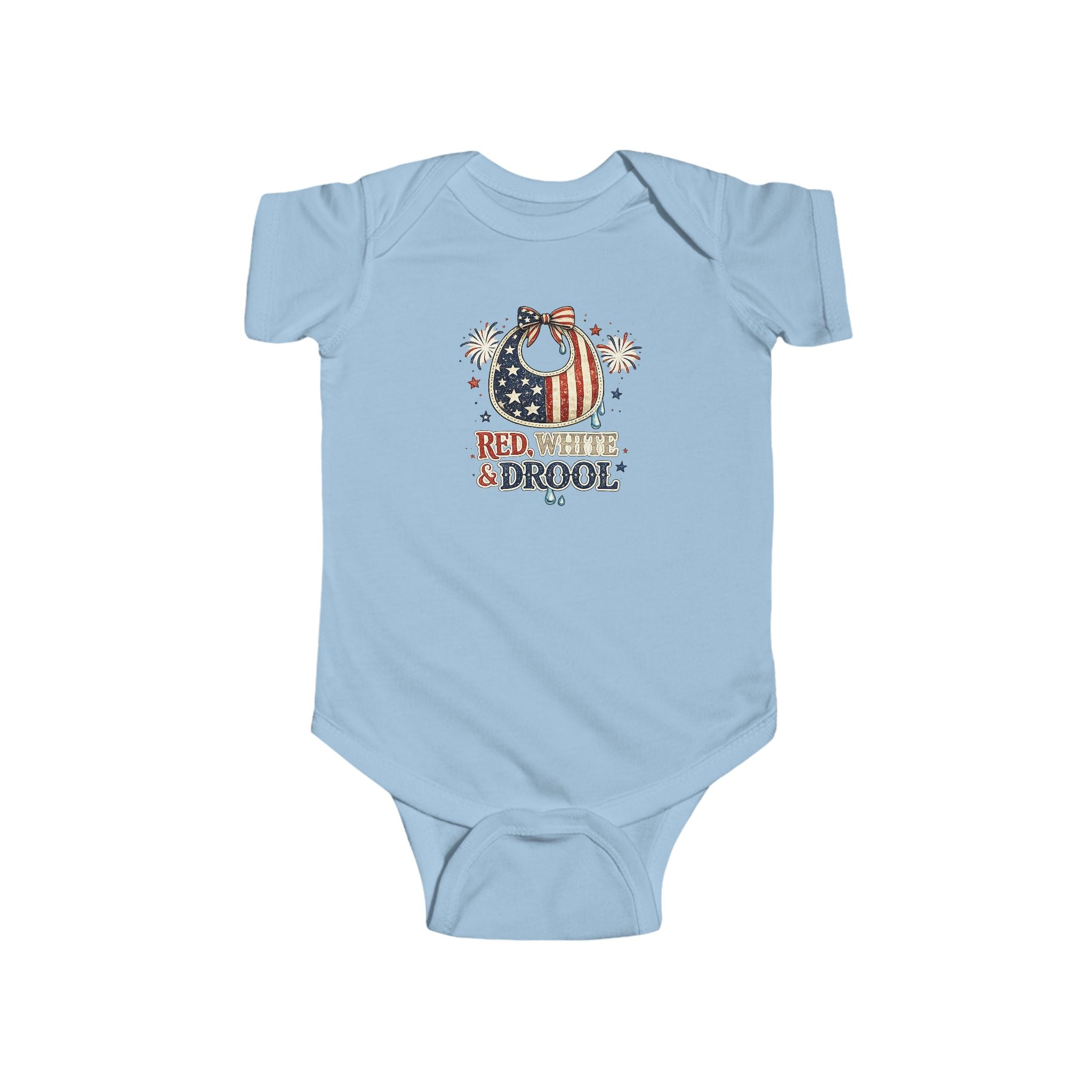 Red, White & Drool Patriotic Infant Bodysuit