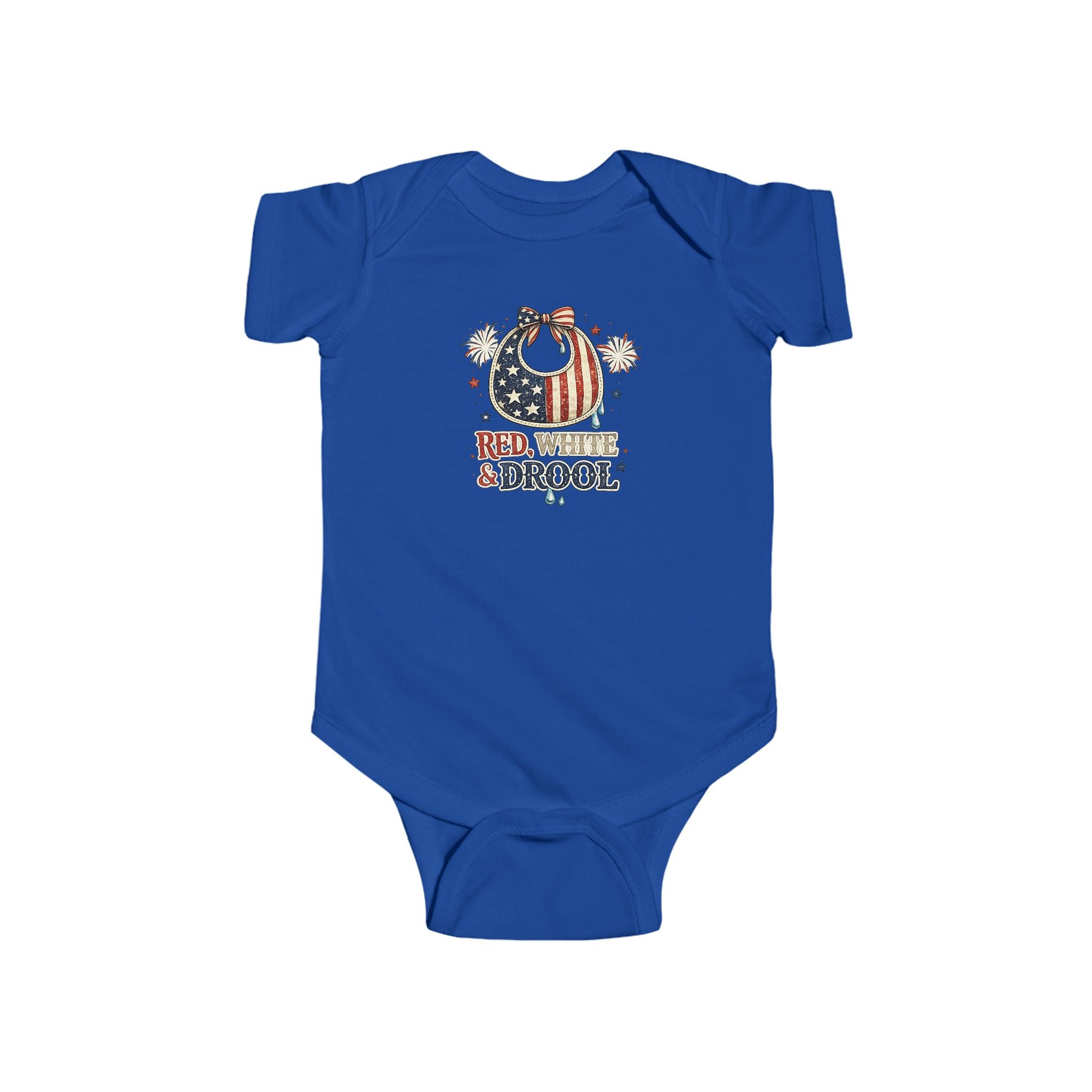 Red, White & Drool Patriotic Infant Bodysuit