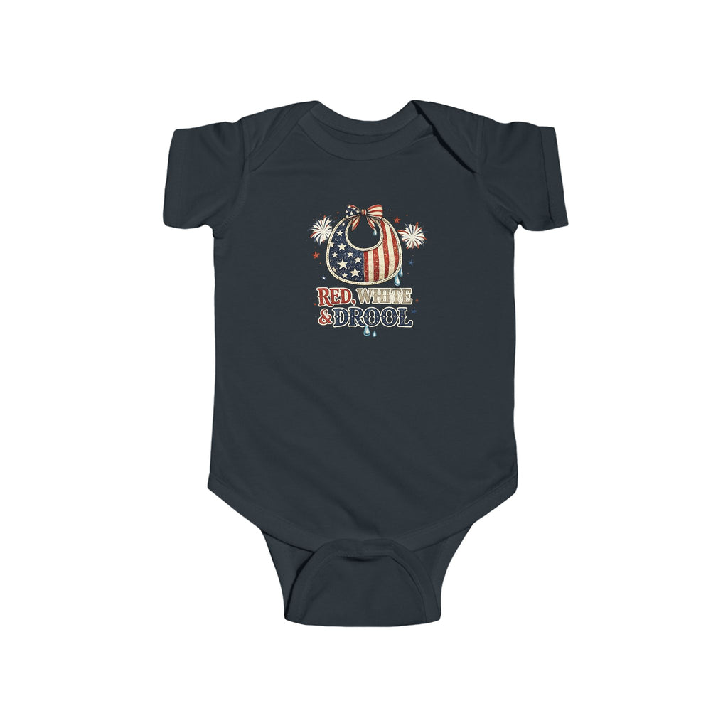 Red, White & Drool Patriotic Infant Bodysuit