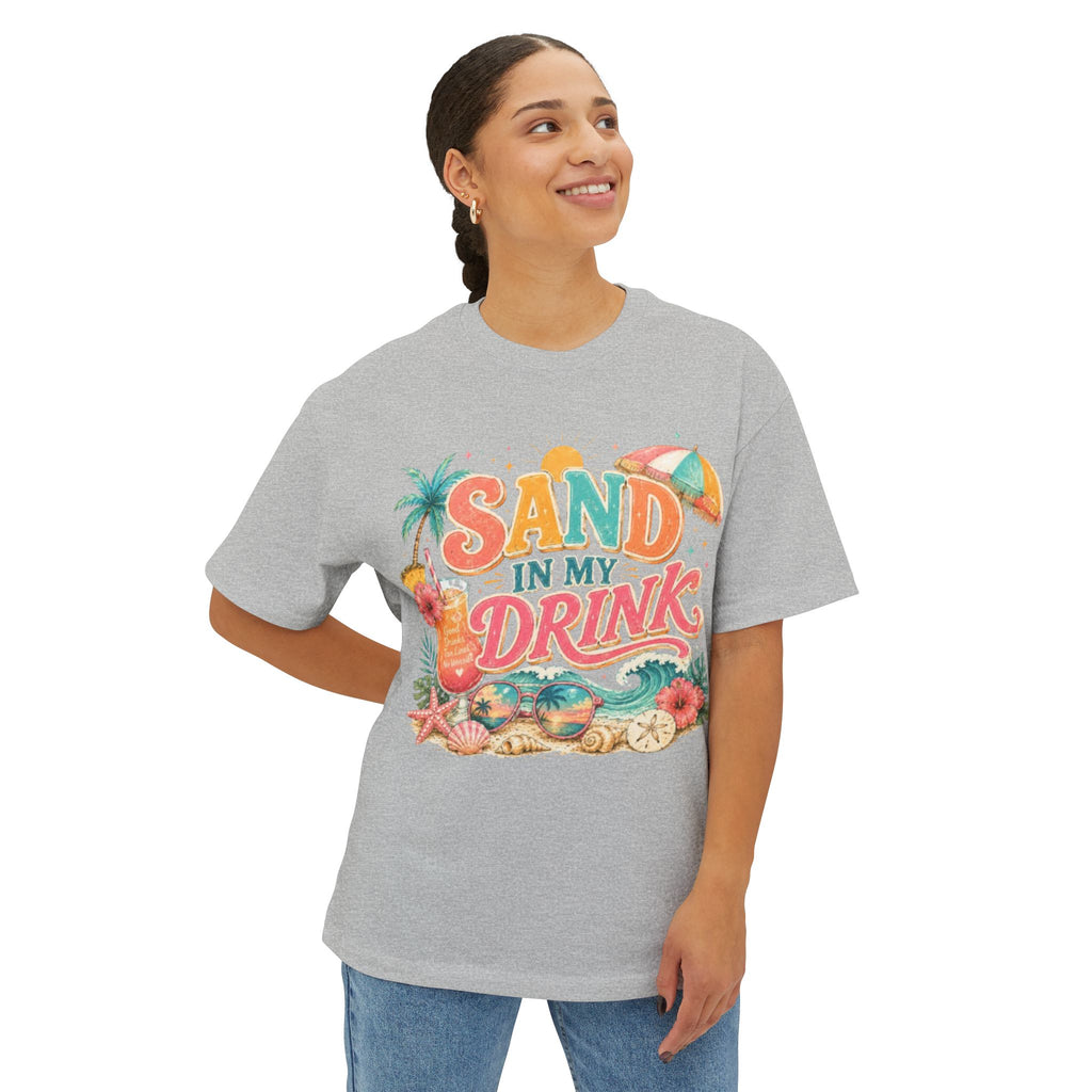Sand In My Drink Graphic Tee — Beachy Vacation Resort T-Shirt