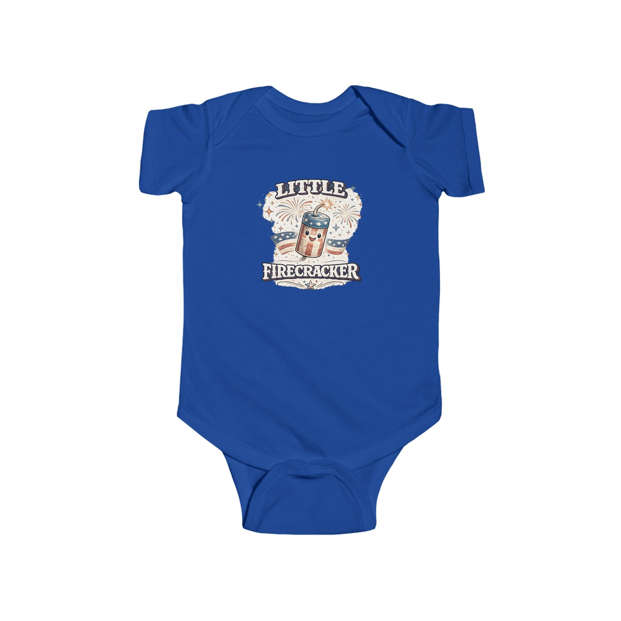 Little Firecracker Infant Bodysuit - 4th of July Baby Onesie
