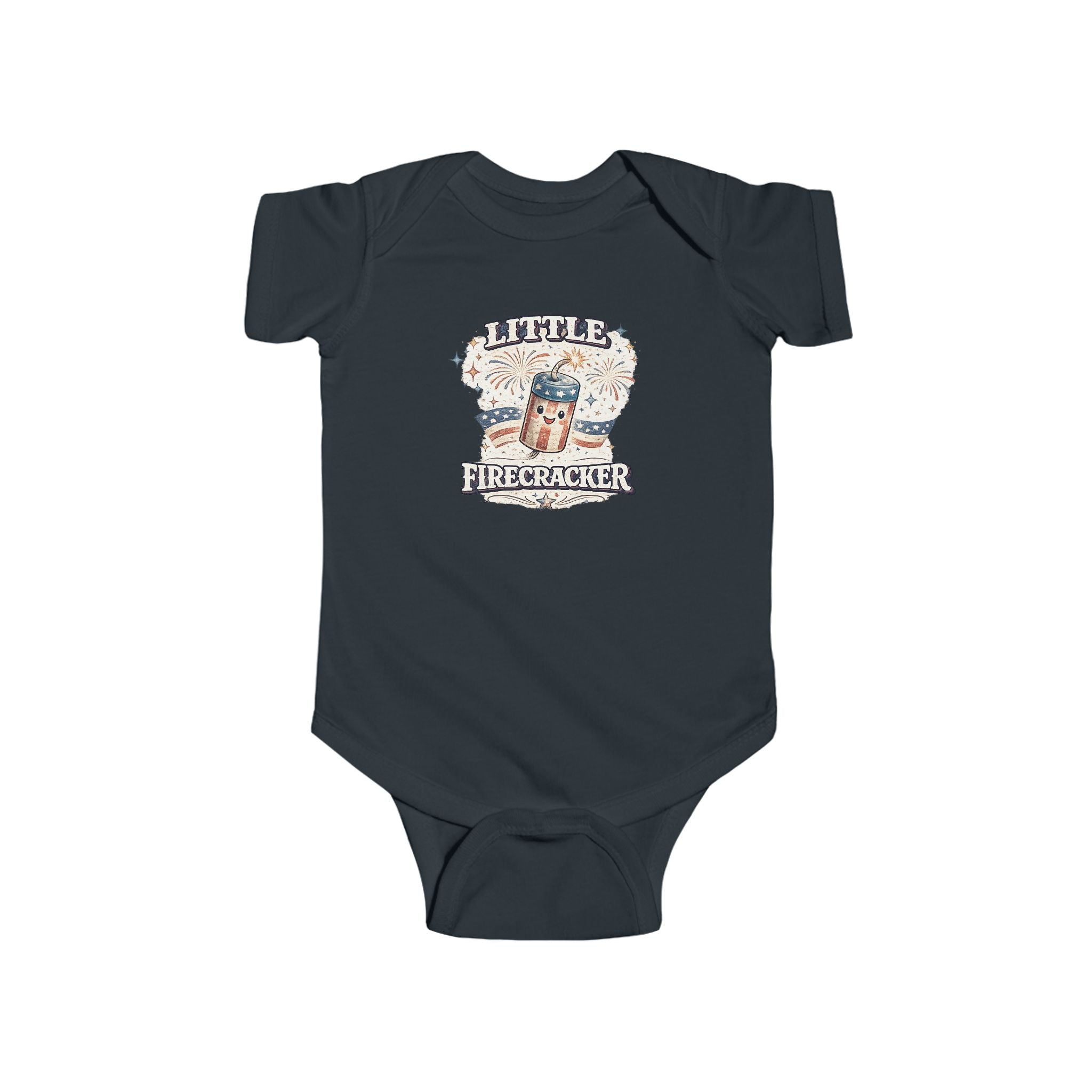 Little Firecracker Infant Bodysuit - 4th of July Baby Onesie