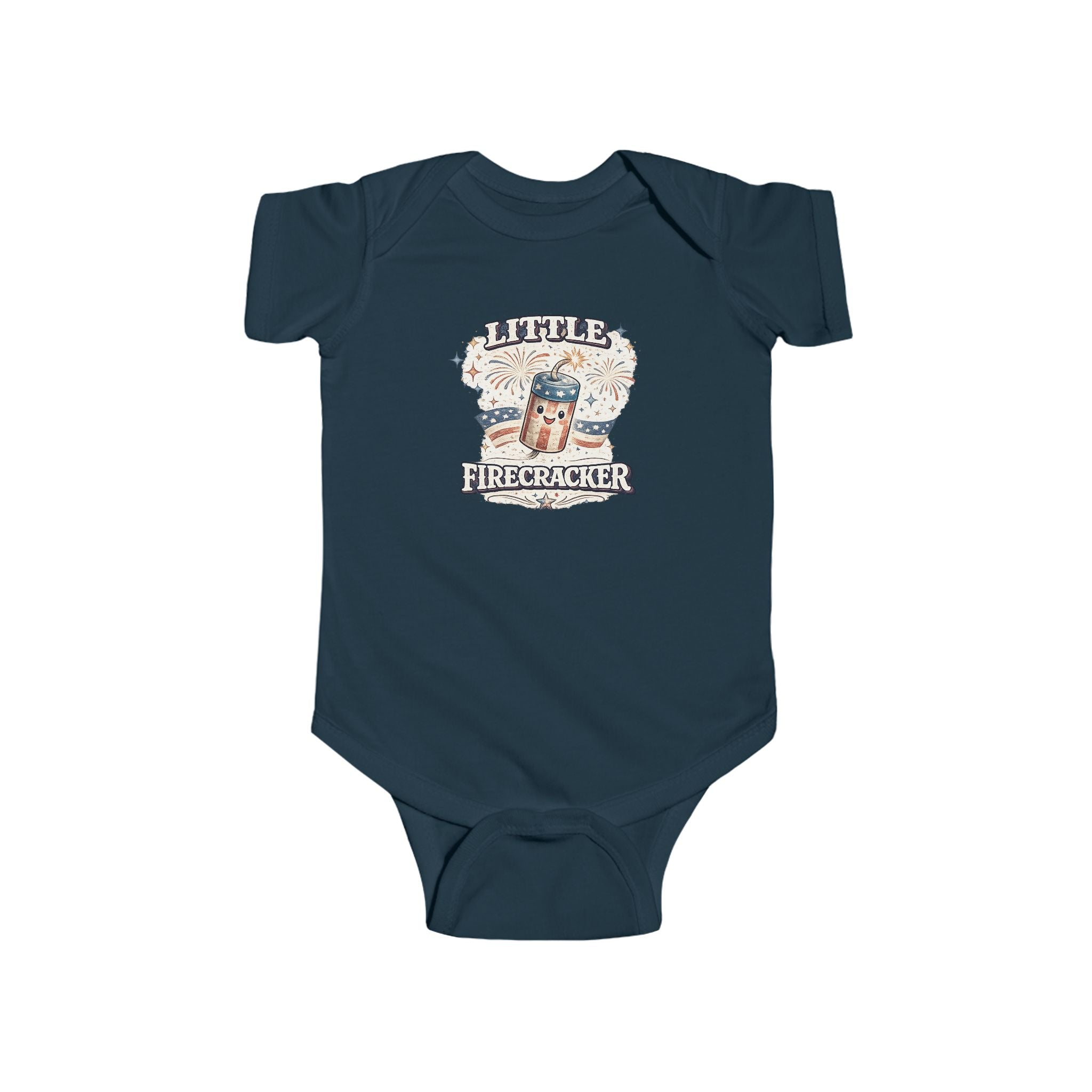 Little Firecracker Infant Bodysuit - 4th of July Baby Onesie