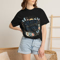Created With Purpose Floral T-Shirt — Inspirational Butterfly Graphic Tee