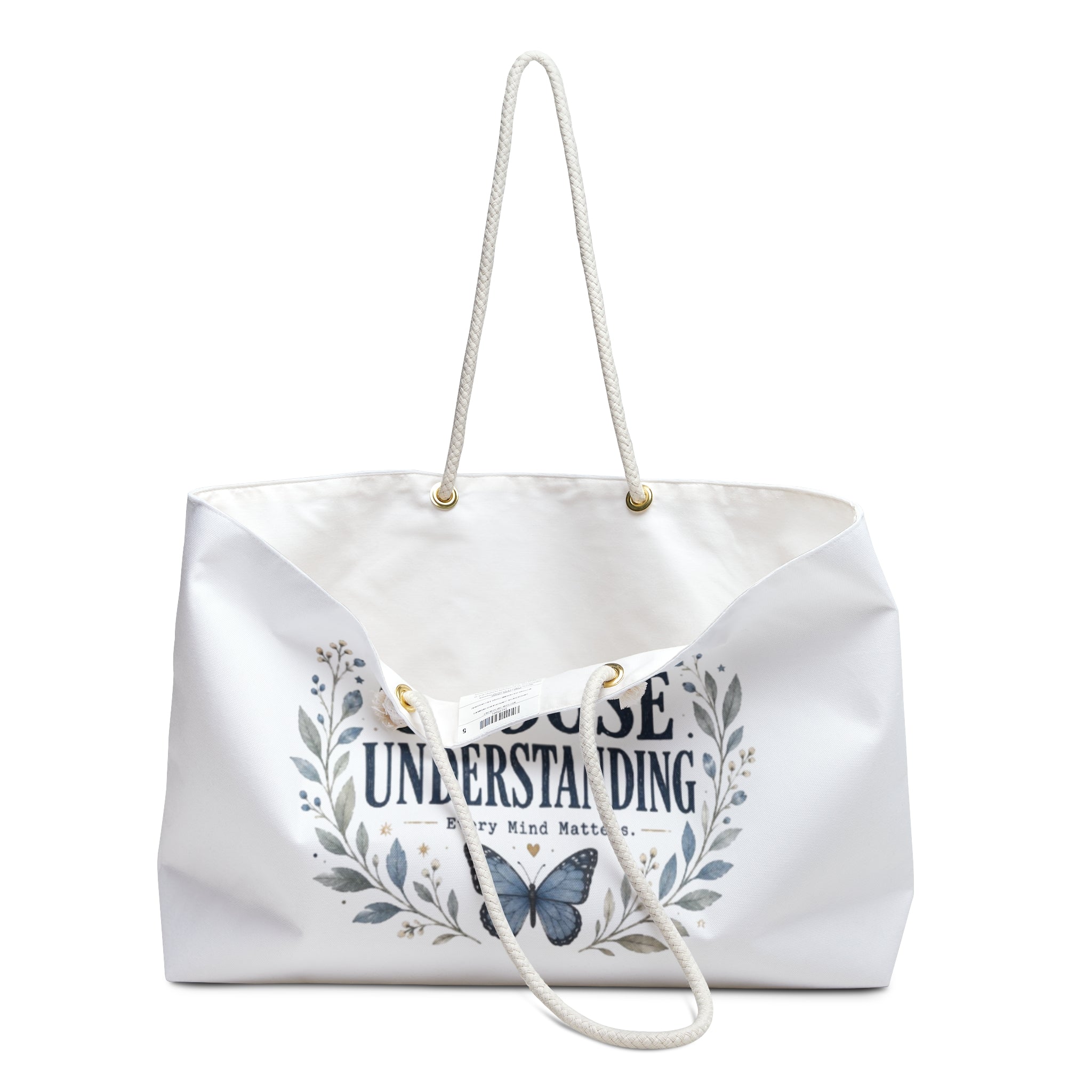 Weekender Bag — "Choose Understanding" Inspirational Travel Tote