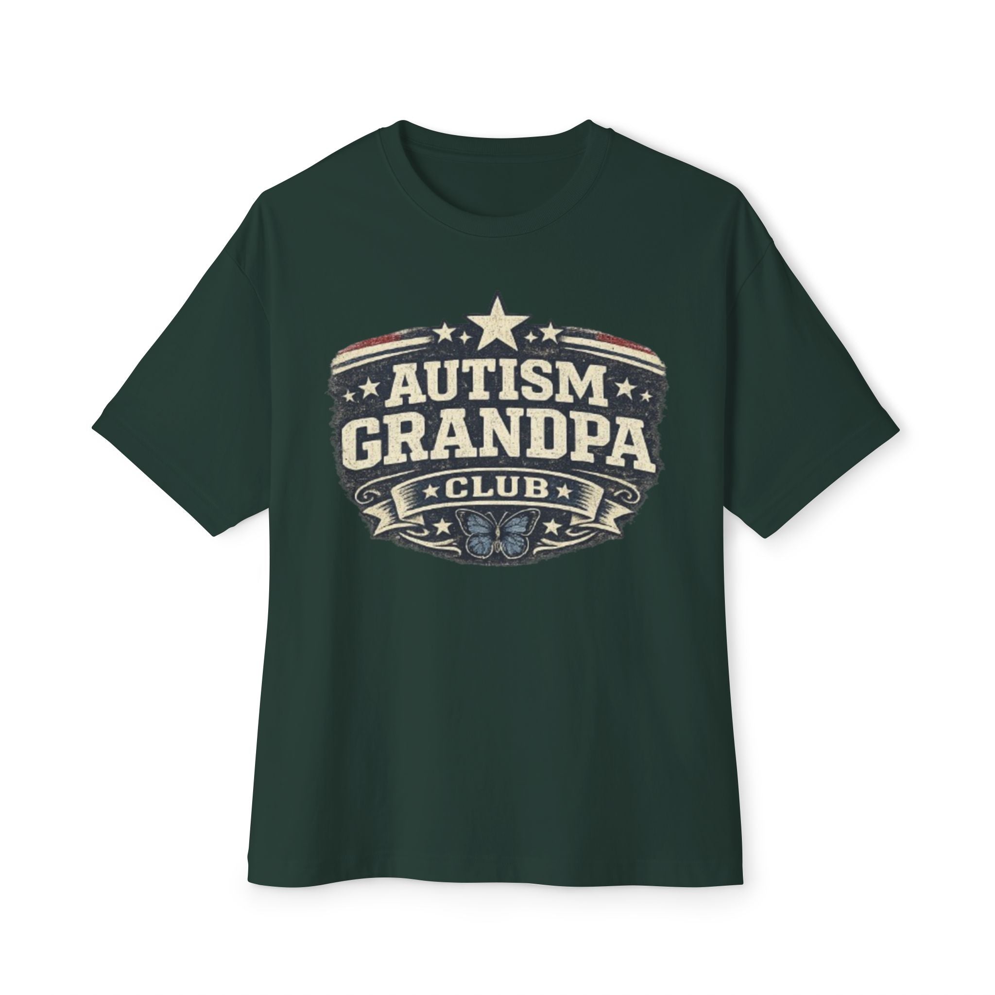 Autism Grandpa Club Tee — Vintage-Inspired Grandfather Pride T-Shirt