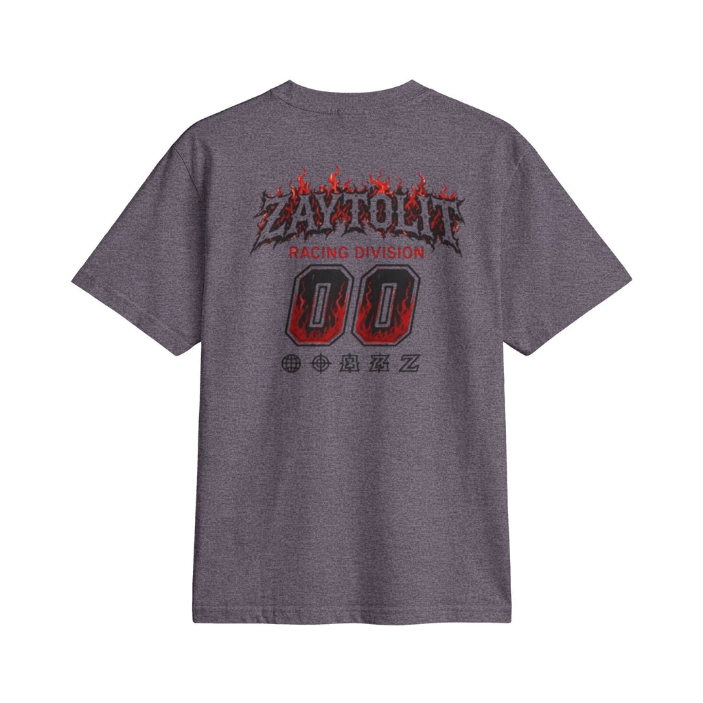 Racing Flames 'Zaytolit' Numbered Tee — Motorsport Graphic T-Shirt