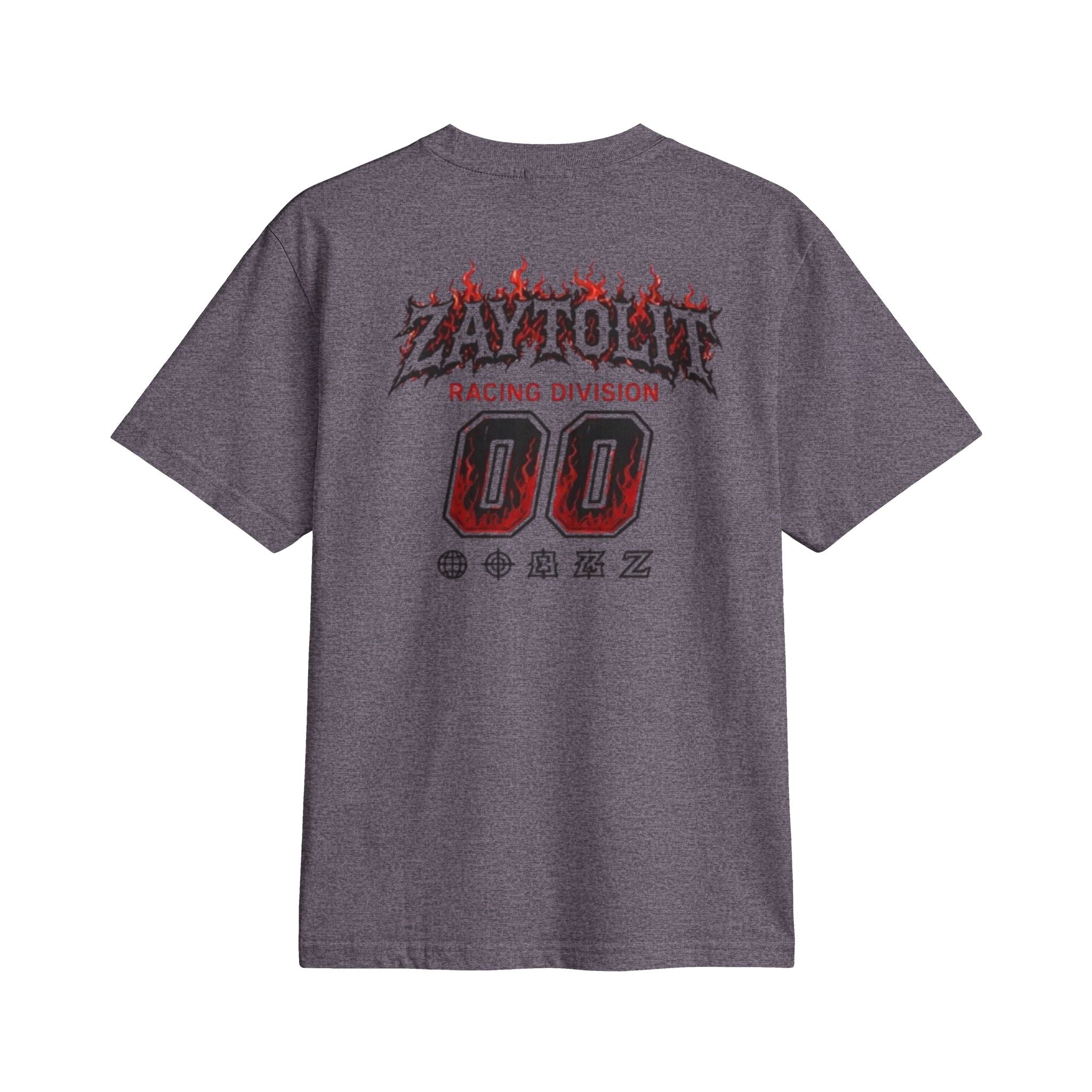 Racing Flames 'Zaytolit' Numbered Tee — Motorsport Graphic T-Shirt
