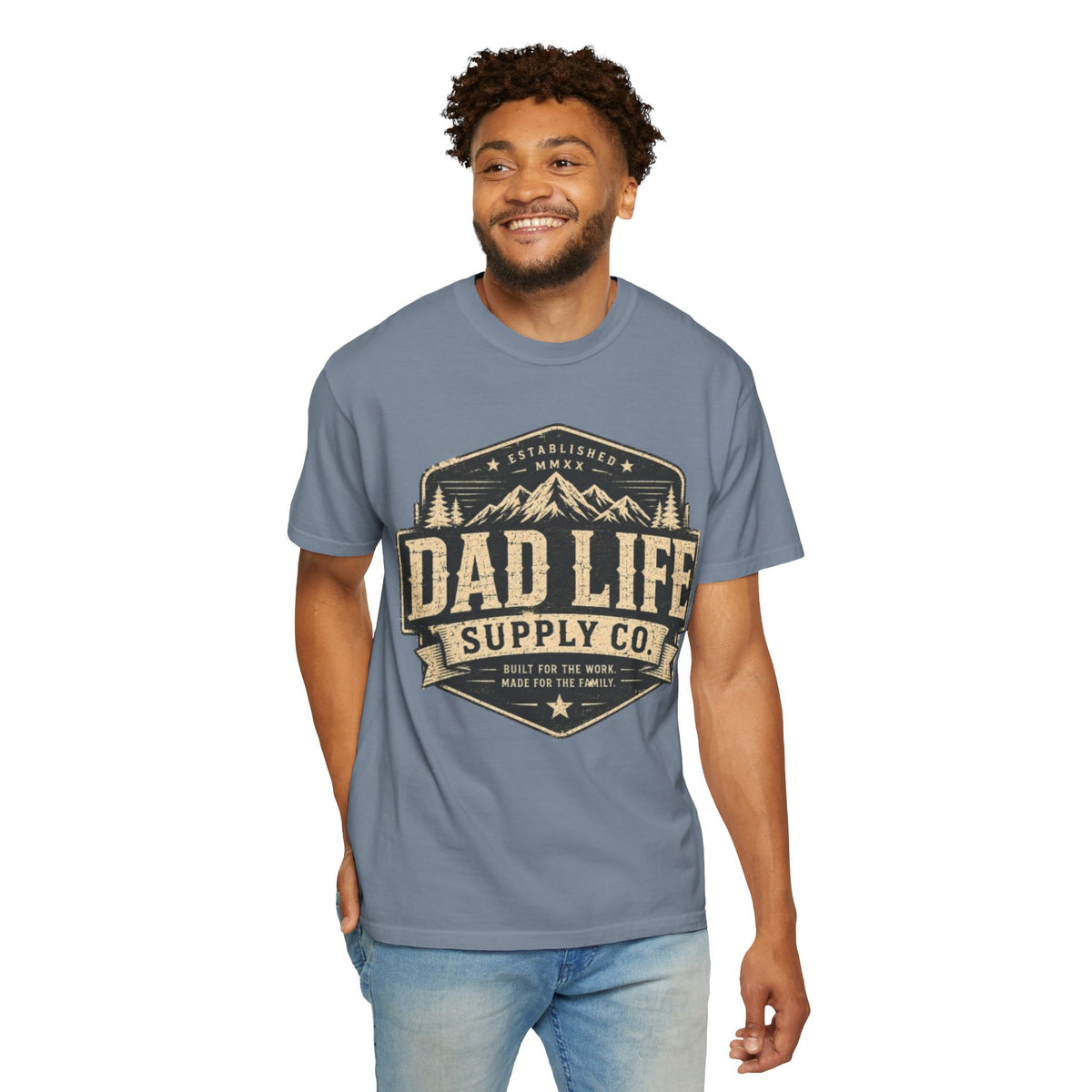 Dad Life Supply Co. T-Shirt — Vintage Outdoor Fathers Day Tee