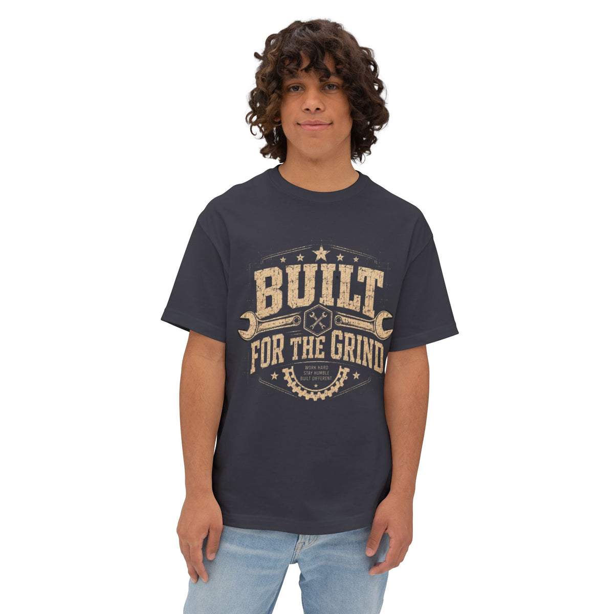 Built for the Grind Tee – Vintage Mechanic Workwear T-Shirt