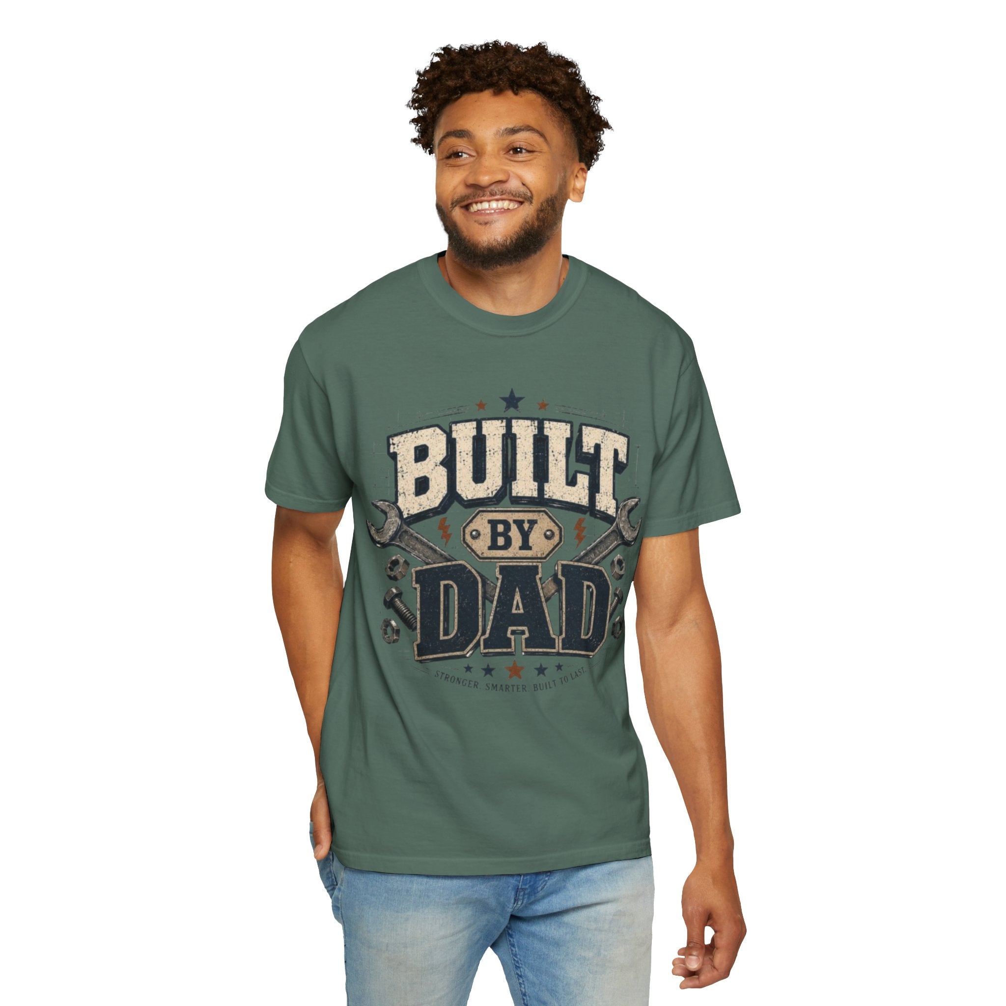 Built By Dad T-Shirt — Father's Day Gift, Vintage Tool Graphic Tee