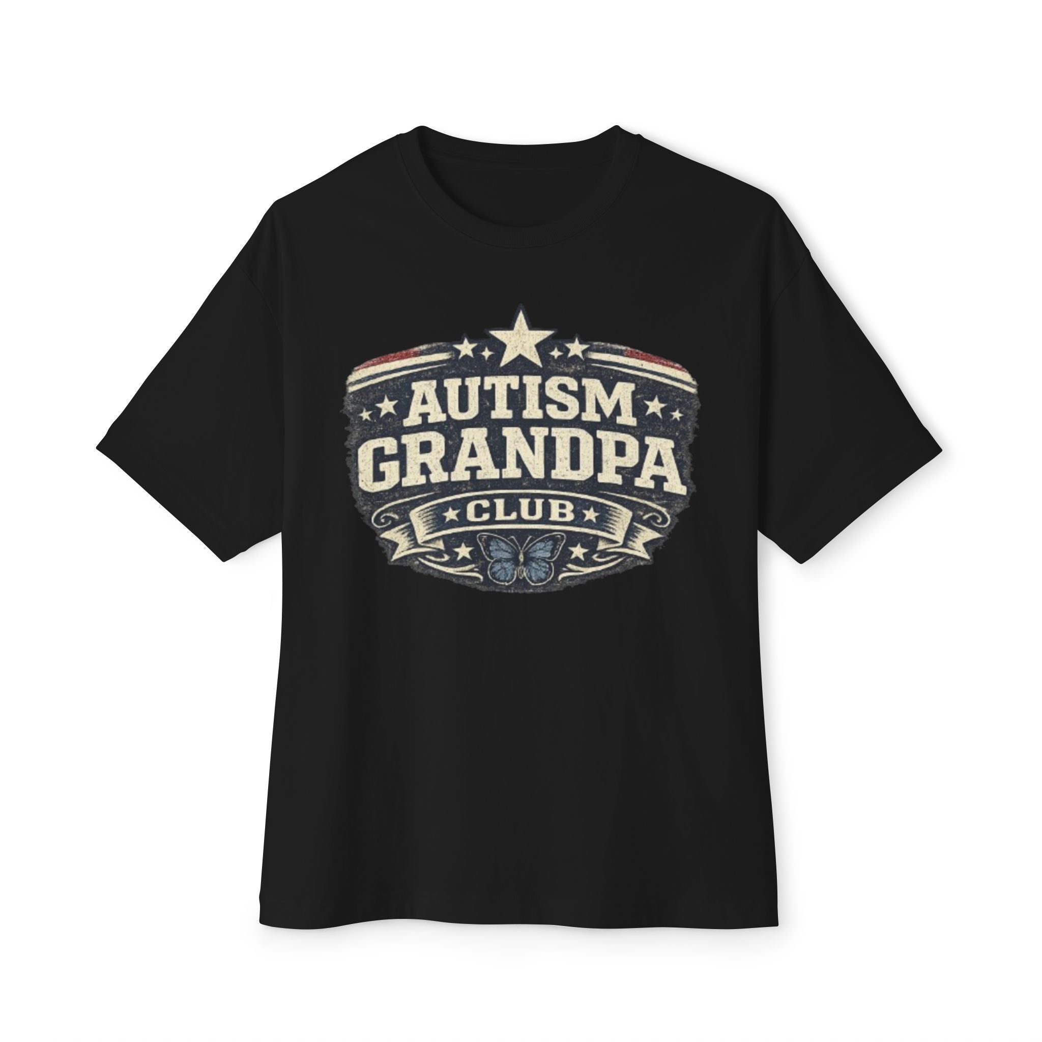 Autism Grandpa Club Tee — Vintage-Inspired Grandfather Pride T-Shirt