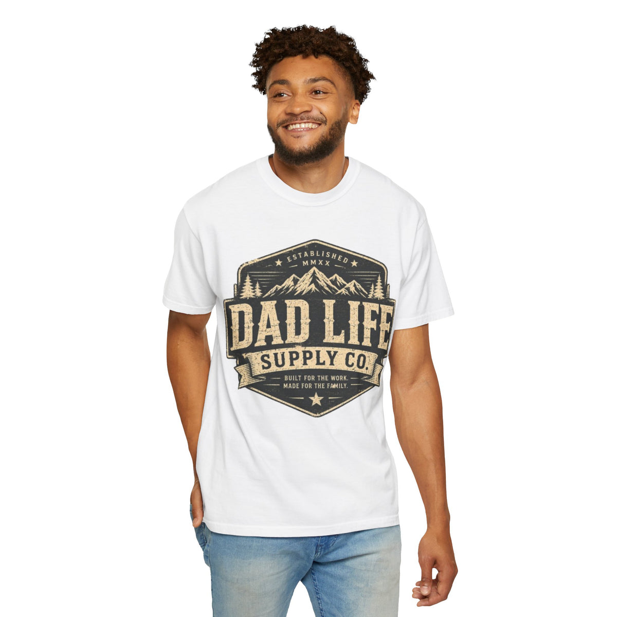 Dad Life Supply Co. T-Shirt — Vintage Outdoor Fathers Day Tee