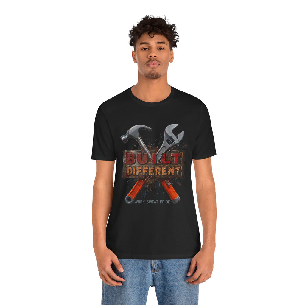 Built Different Tools T-Shirt — Work Sweat Pride Mechanic Tee