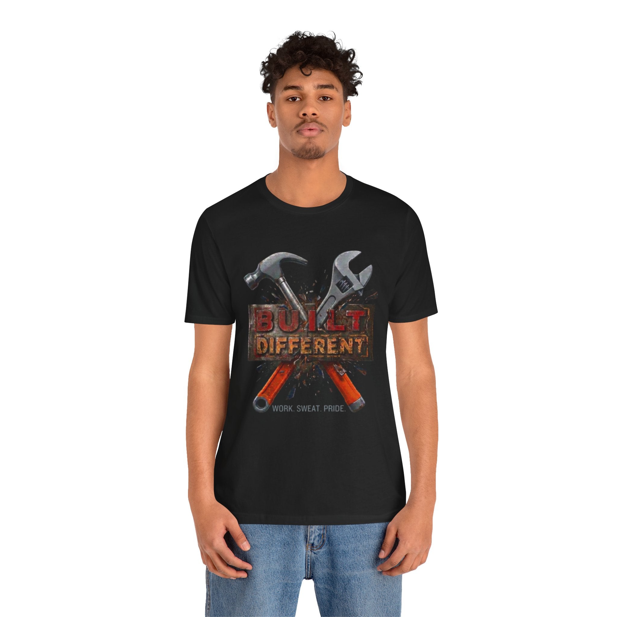 Built Different Tools T-Shirt — Work Sweat Pride Mechanic Tee