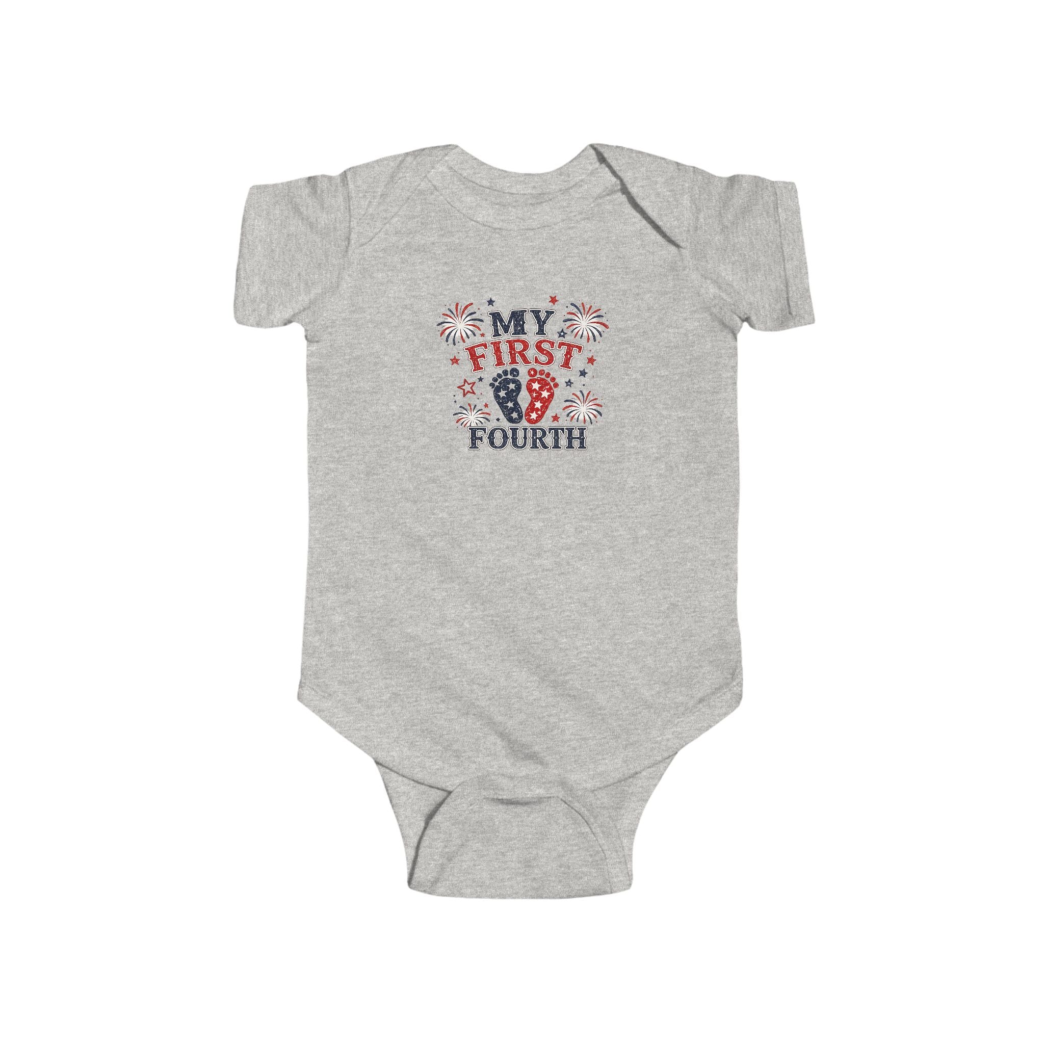 My First Fourth Baby Bodysuit - 4th of July Infant Onesie