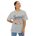 Raising Good Humans T-Shirt — Floral Mom Tee