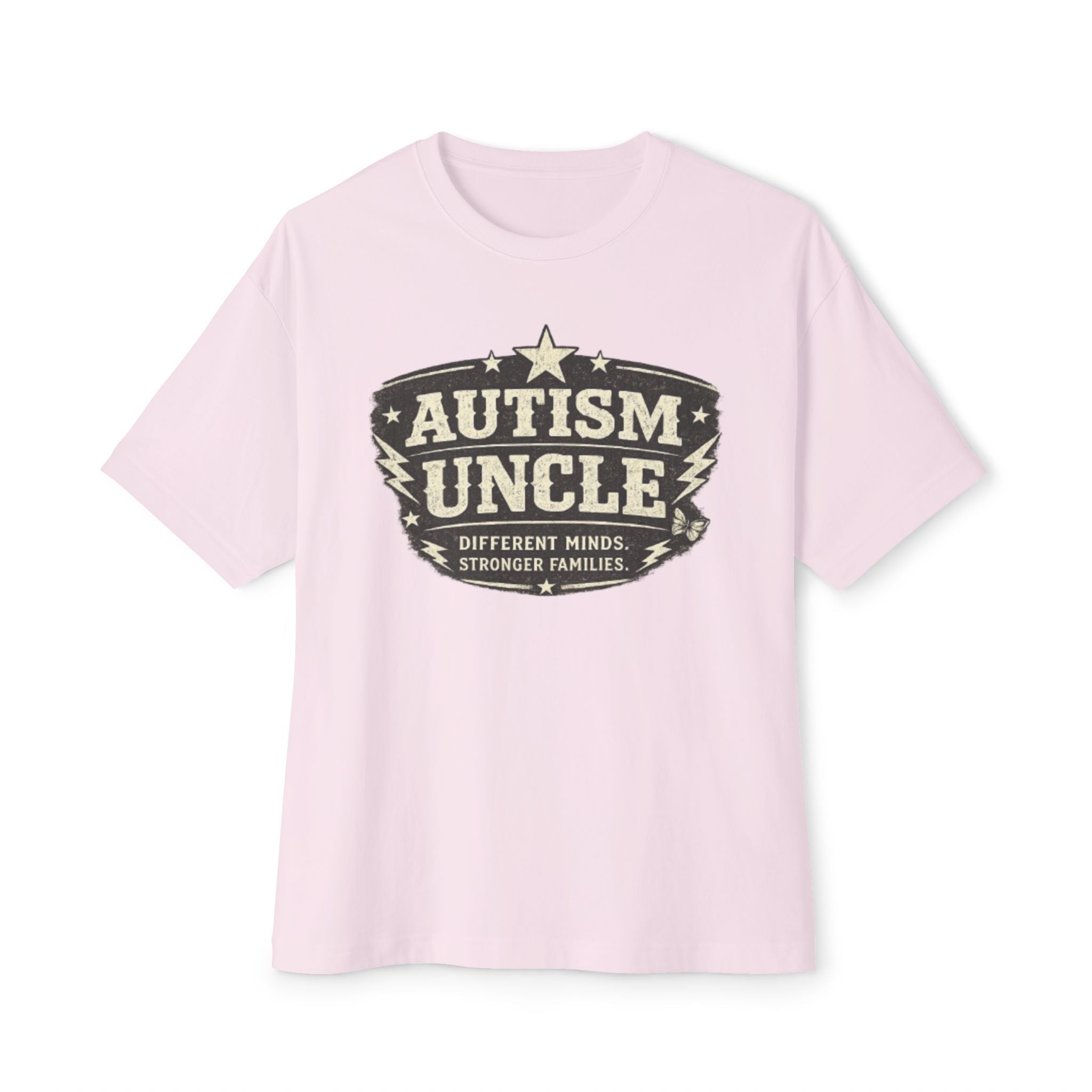 Autism Uncle T-Shirt — Vintage Support Tee (‘Different Minds, Stronger Families’)
