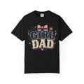 Girl Dad T-Shirt — Vintage Bow & Stars Father’s Day Tee