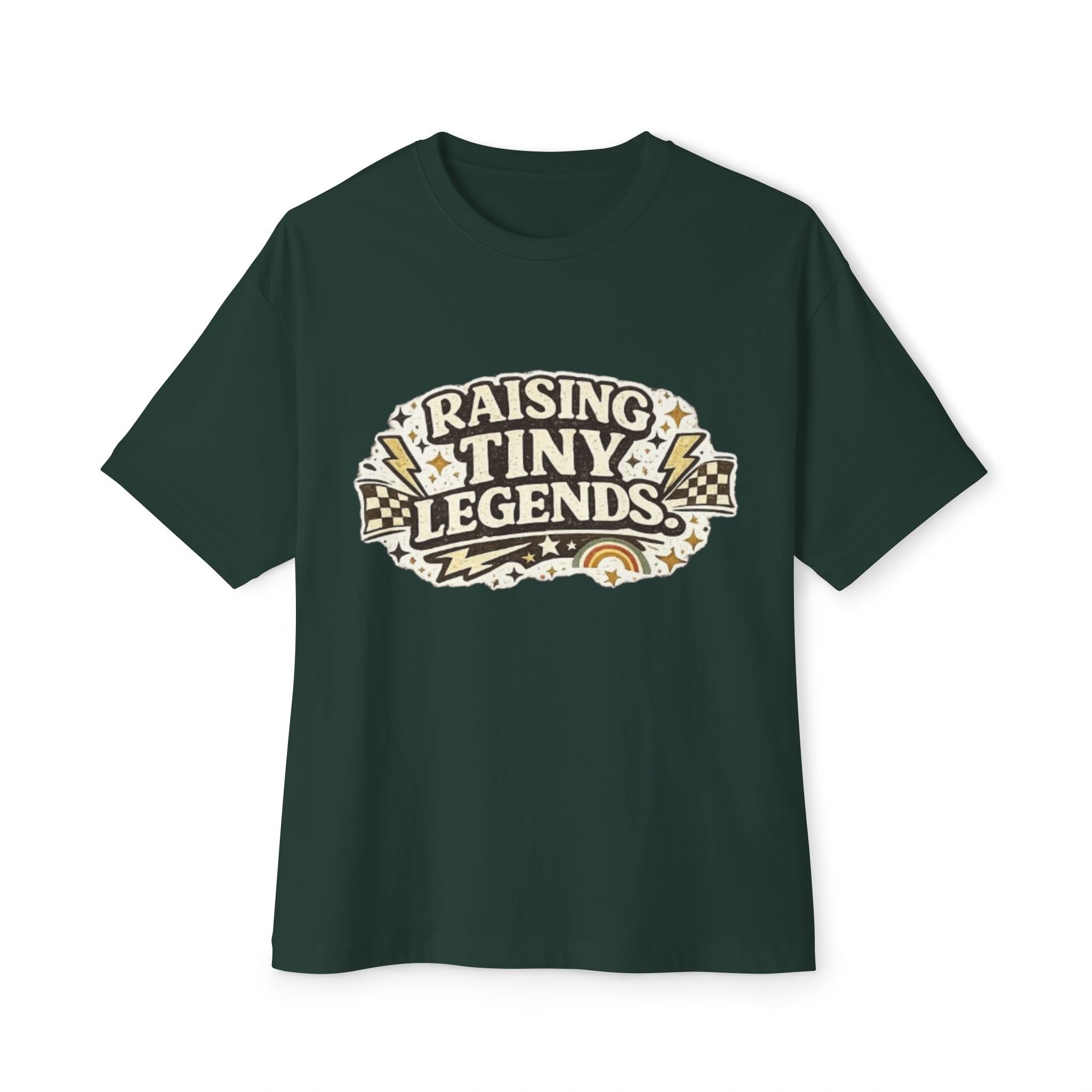 Raising Tiny Legends Tee — Retro Kids Parent Graphic T-Shirt