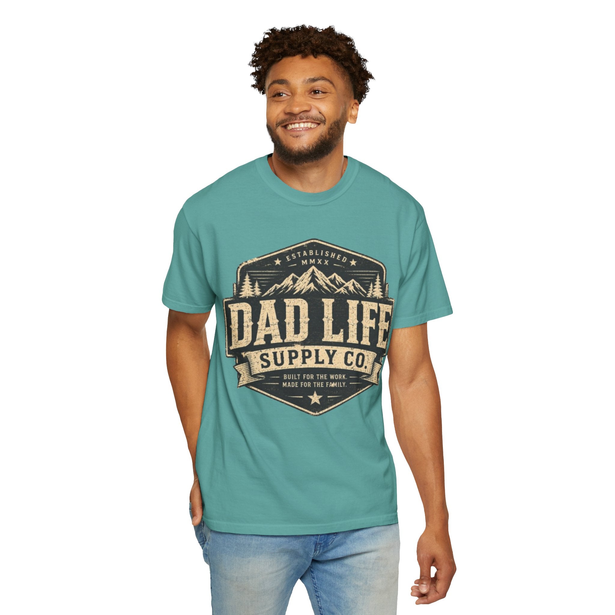 Dad Life Supply Co. T-Shirt — Vintage Outdoor Fathers Day Tee