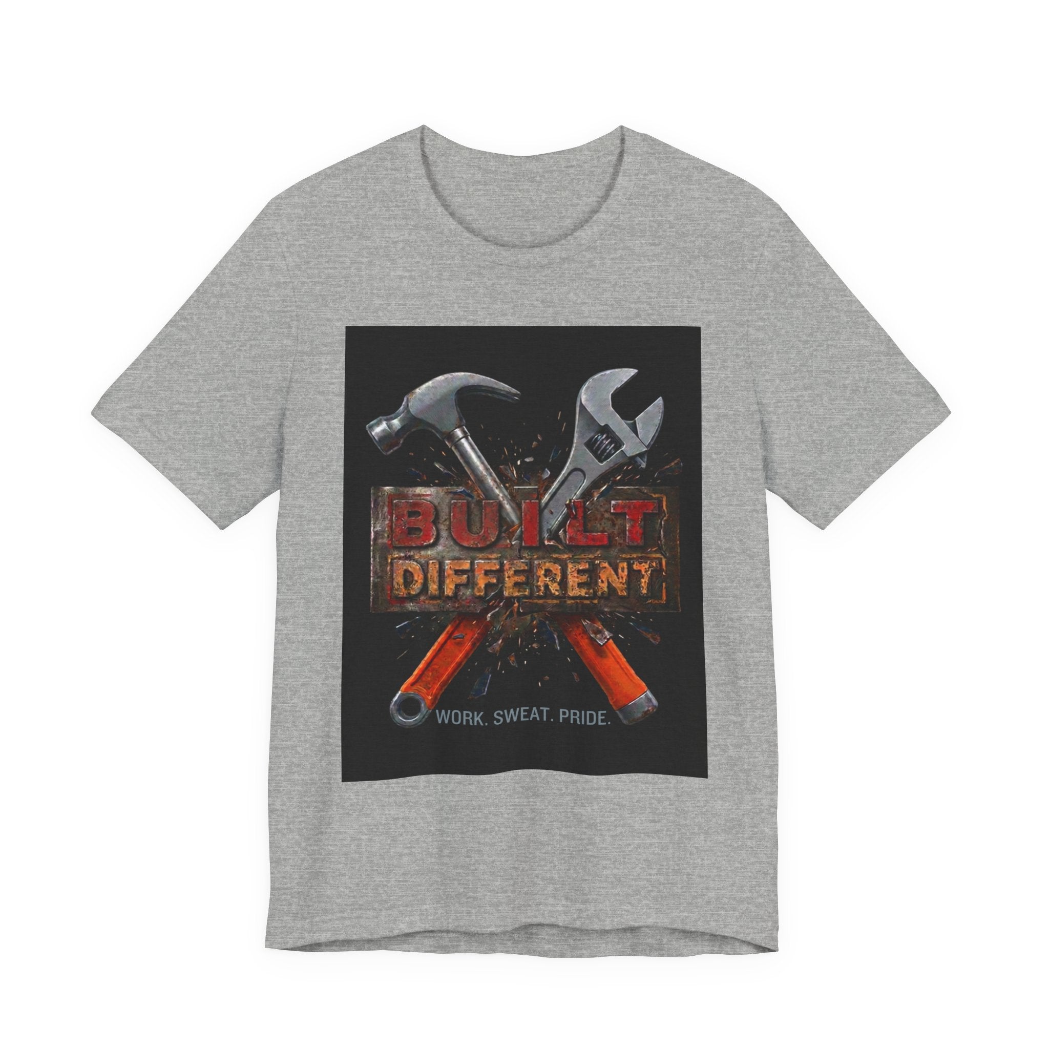 Built Different Tools T-Shirt — Work Sweat Pride Mechanic Tee