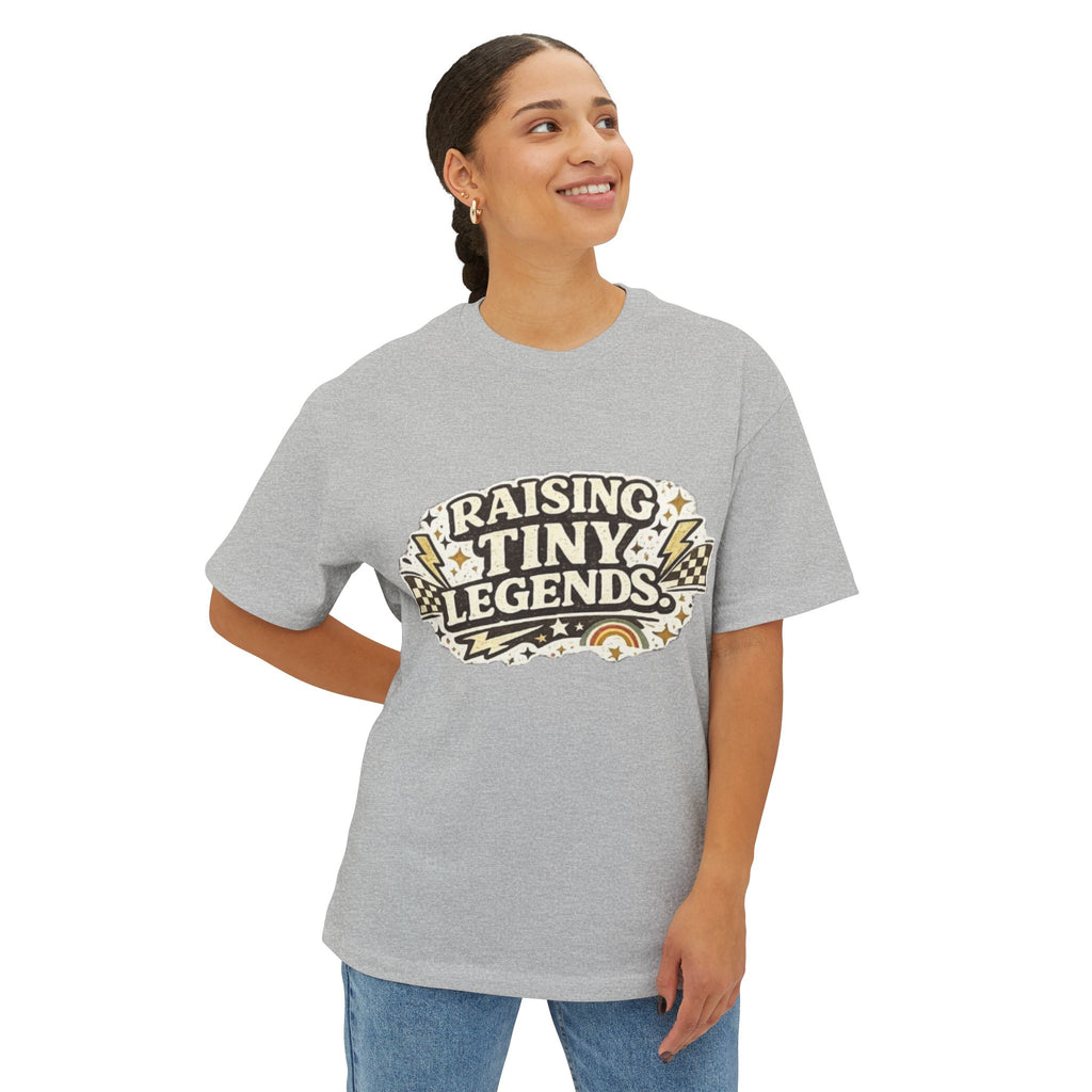 Raising Tiny Legends Tee — Retro Kids Parent Graphic T-Shirt