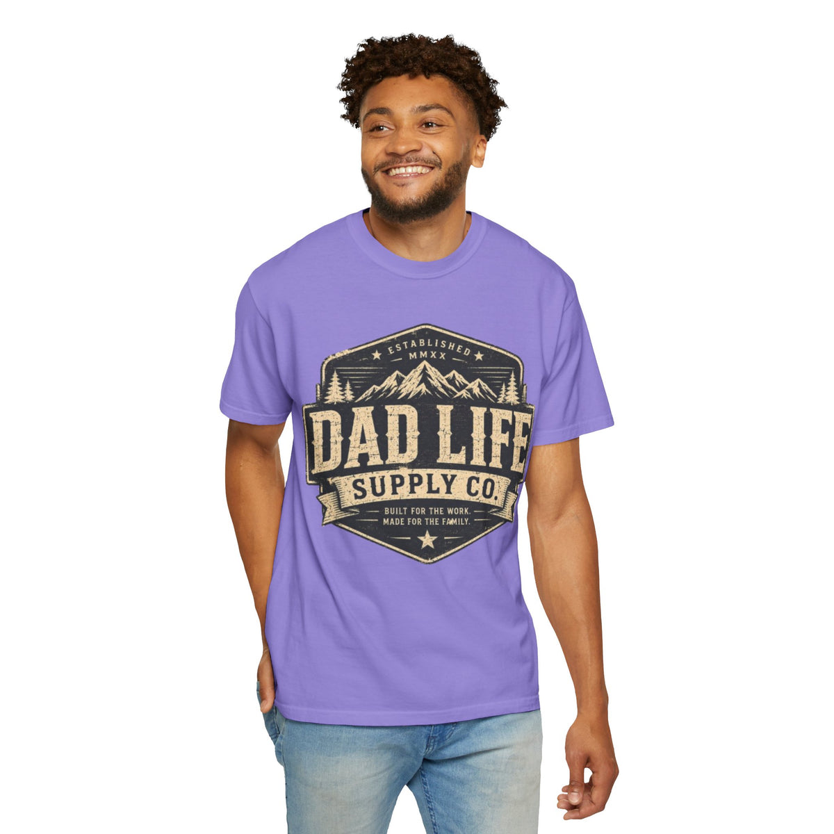Dad Life Supply Co. T-Shirt — Vintage Outdoor Fathers Day Tee