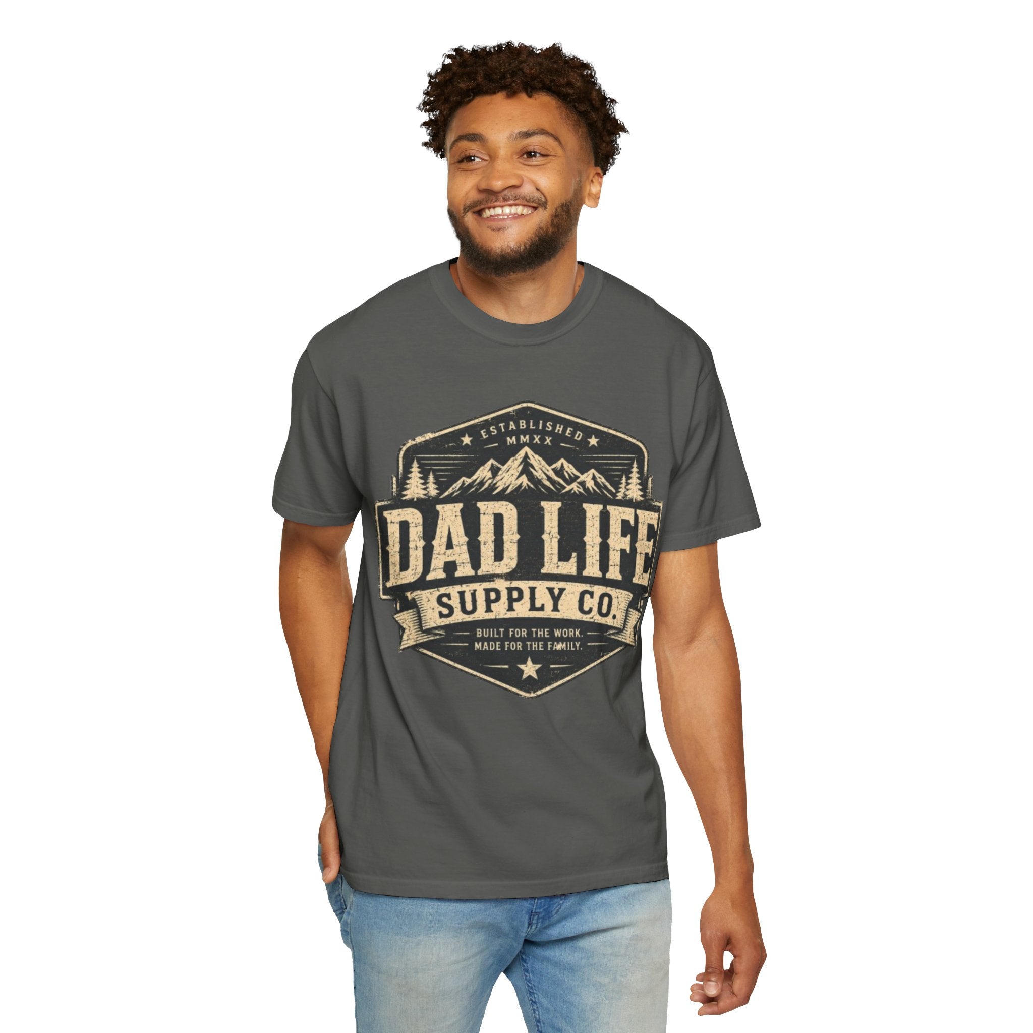 Dad Life Supply Co. T-Shirt — Vintage Outdoor Fathers Day Tee