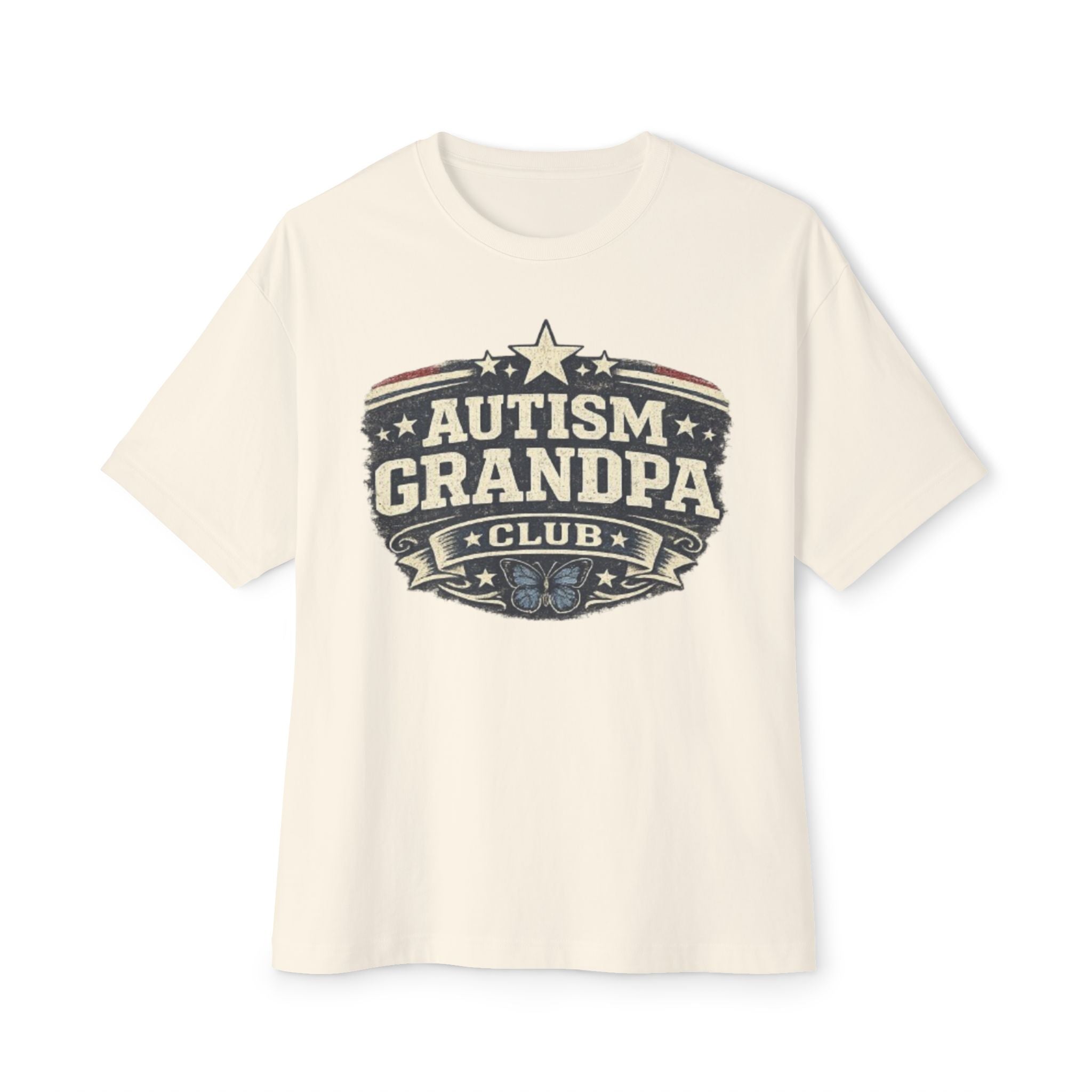 Autism Grandpa Club Tee — Vintage-Inspired Grandfather Pride T-Shirt