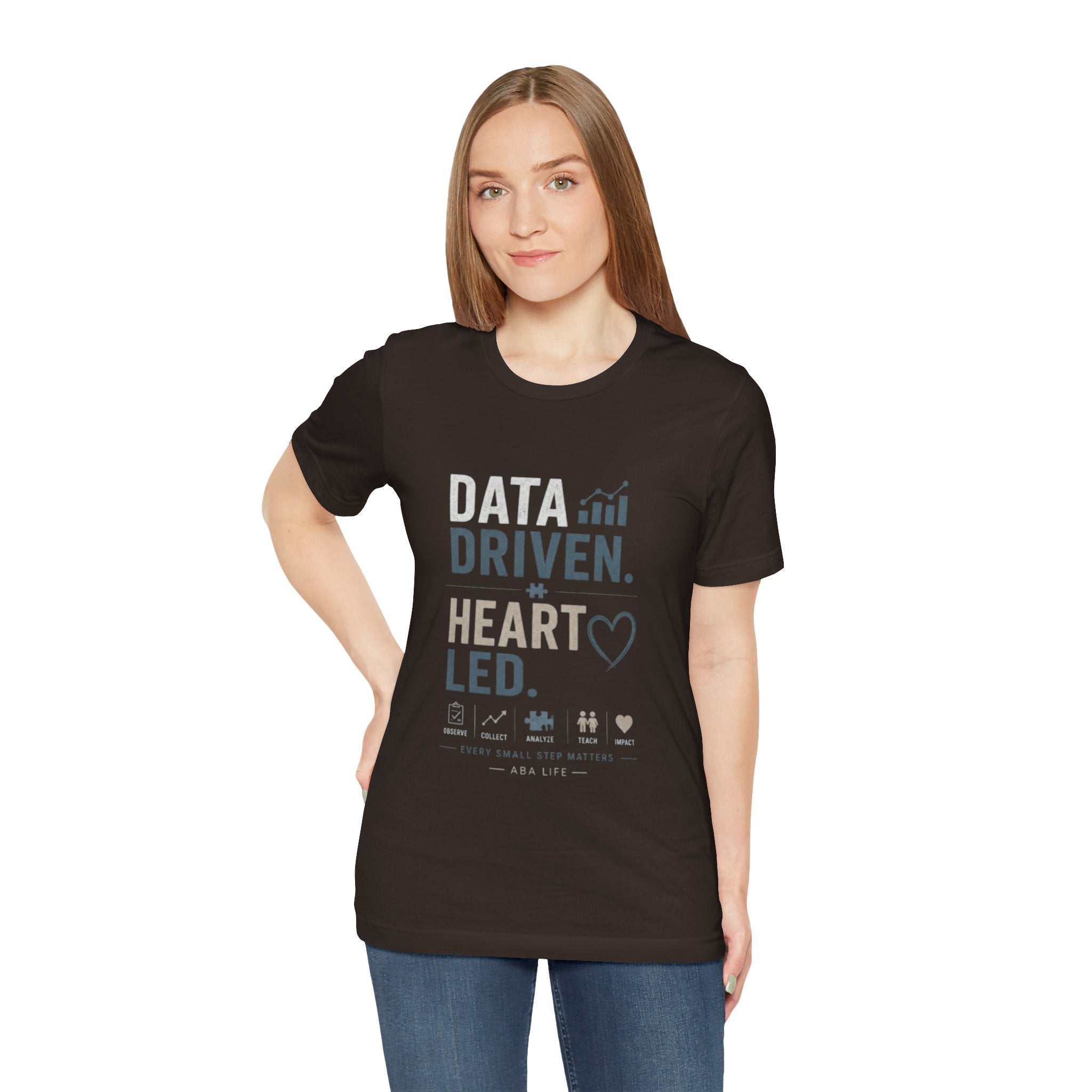 Data Driven, Heart Led T-Shirt — Inspirational Tech & Leadership Tee