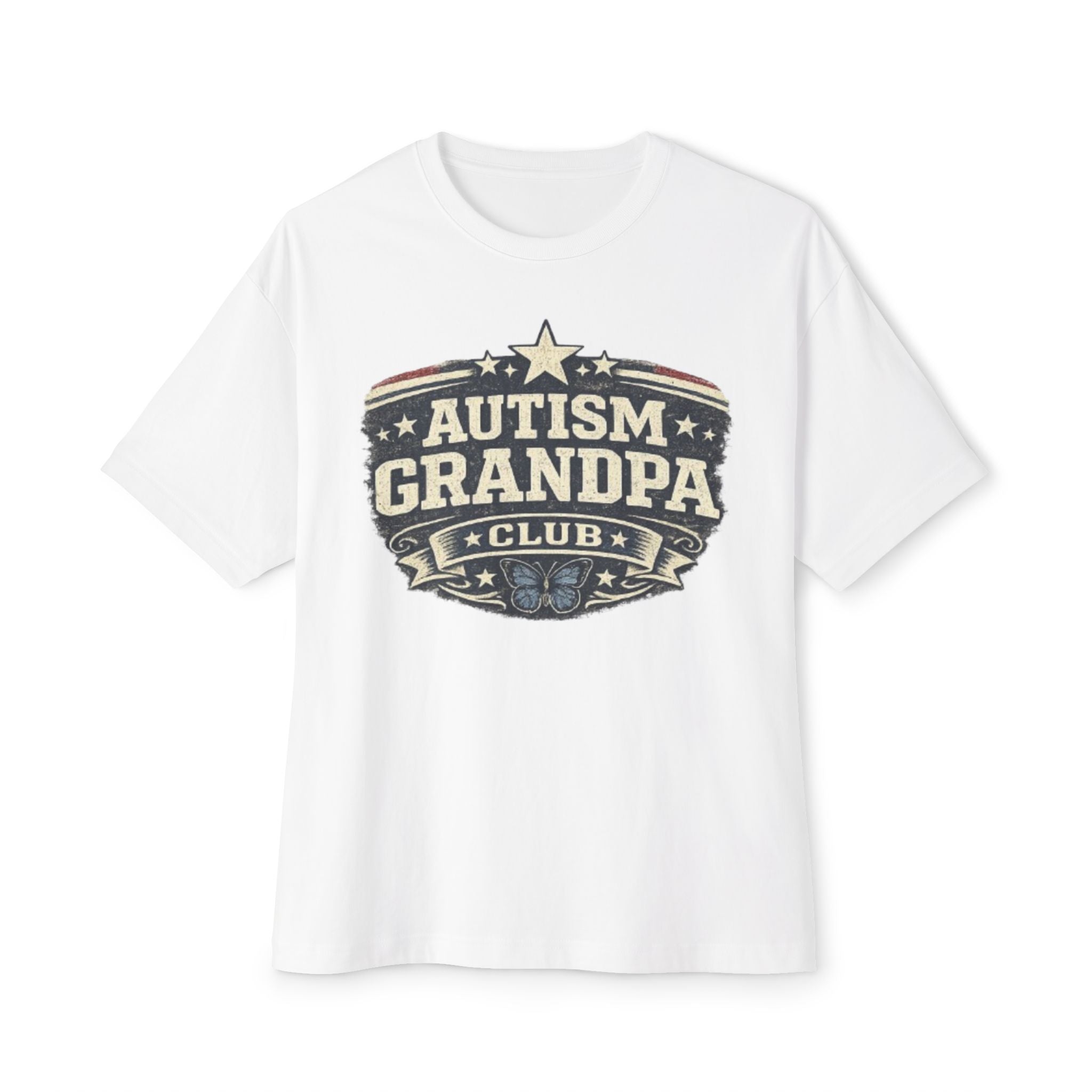 Autism Grandpa Club Tee — Vintage-Inspired Grandfather Pride T-Shirt