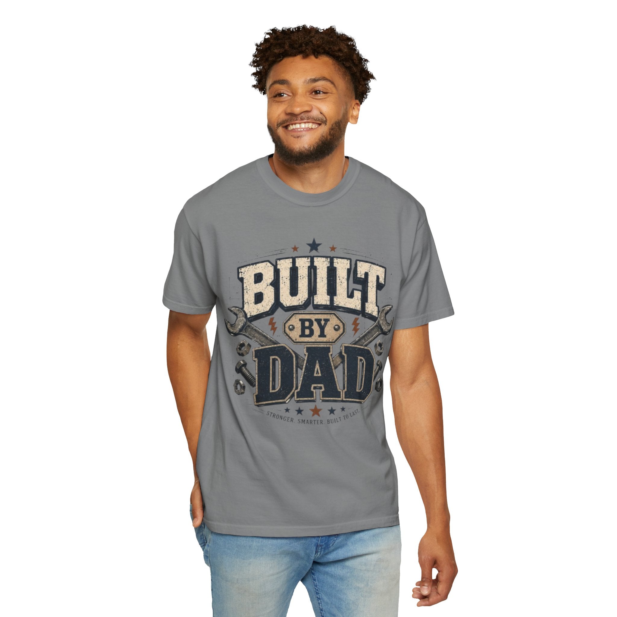 Built By Dad T-Shirt — Father's Day Gift, Vintage Tool Graphic Tee