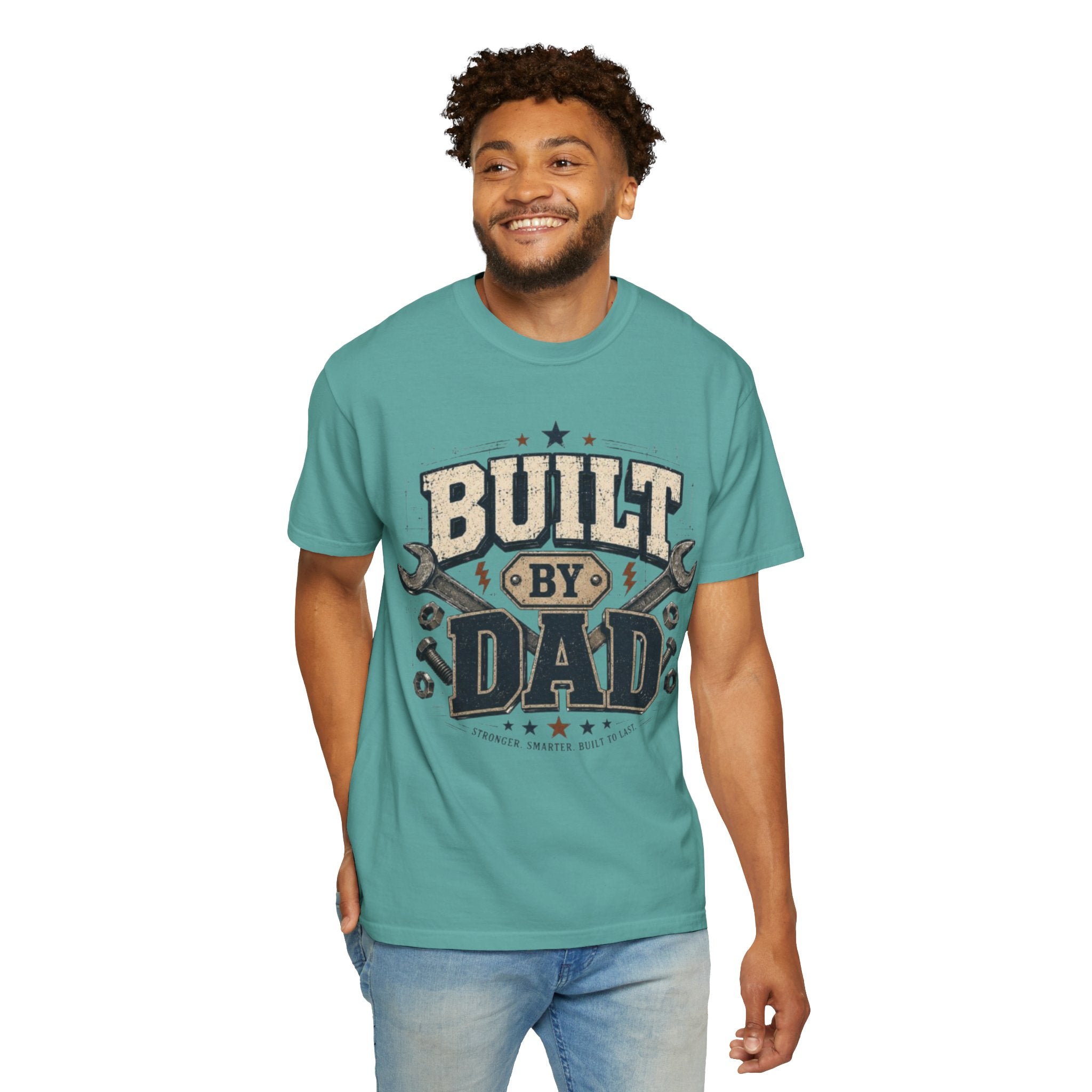 Built By Dad T-Shirt — Father's Day Gift, Vintage Tool Graphic Tee