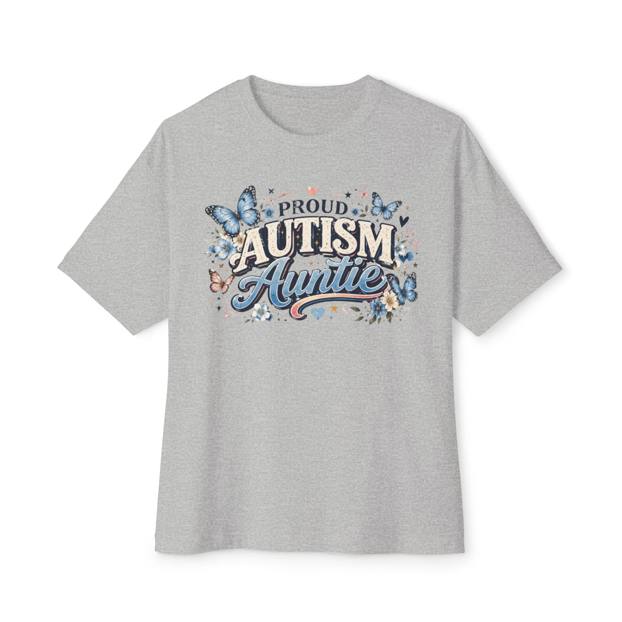 Proud Autism Auntie Tee — Butterfly Awareness T‑Shirt