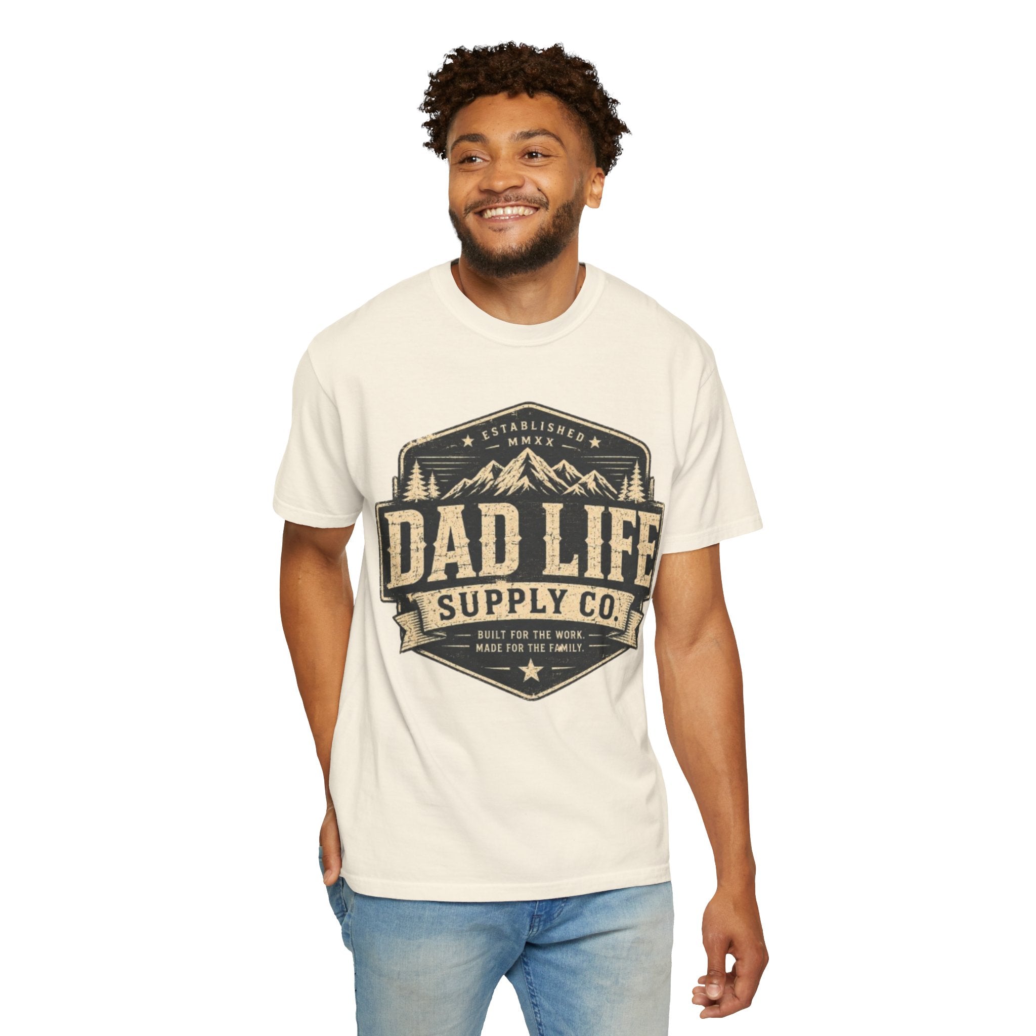 Dad Life Supply Co. T-Shirt — Vintage Outdoor Fathers Day Tee
