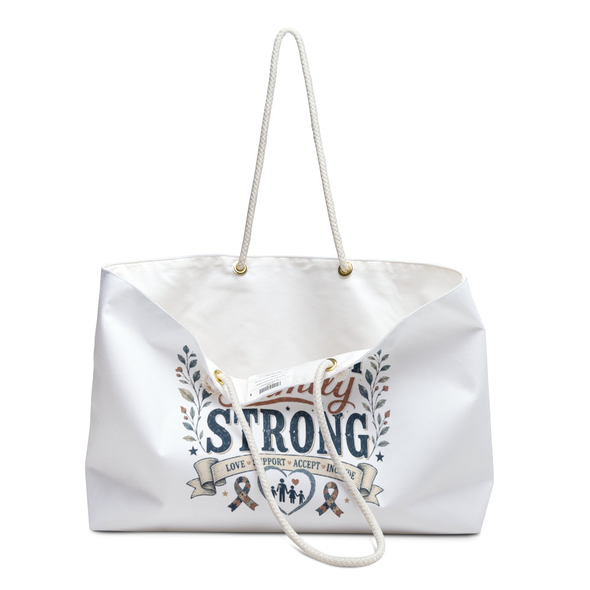 Autism Family Strong Weekender Bag