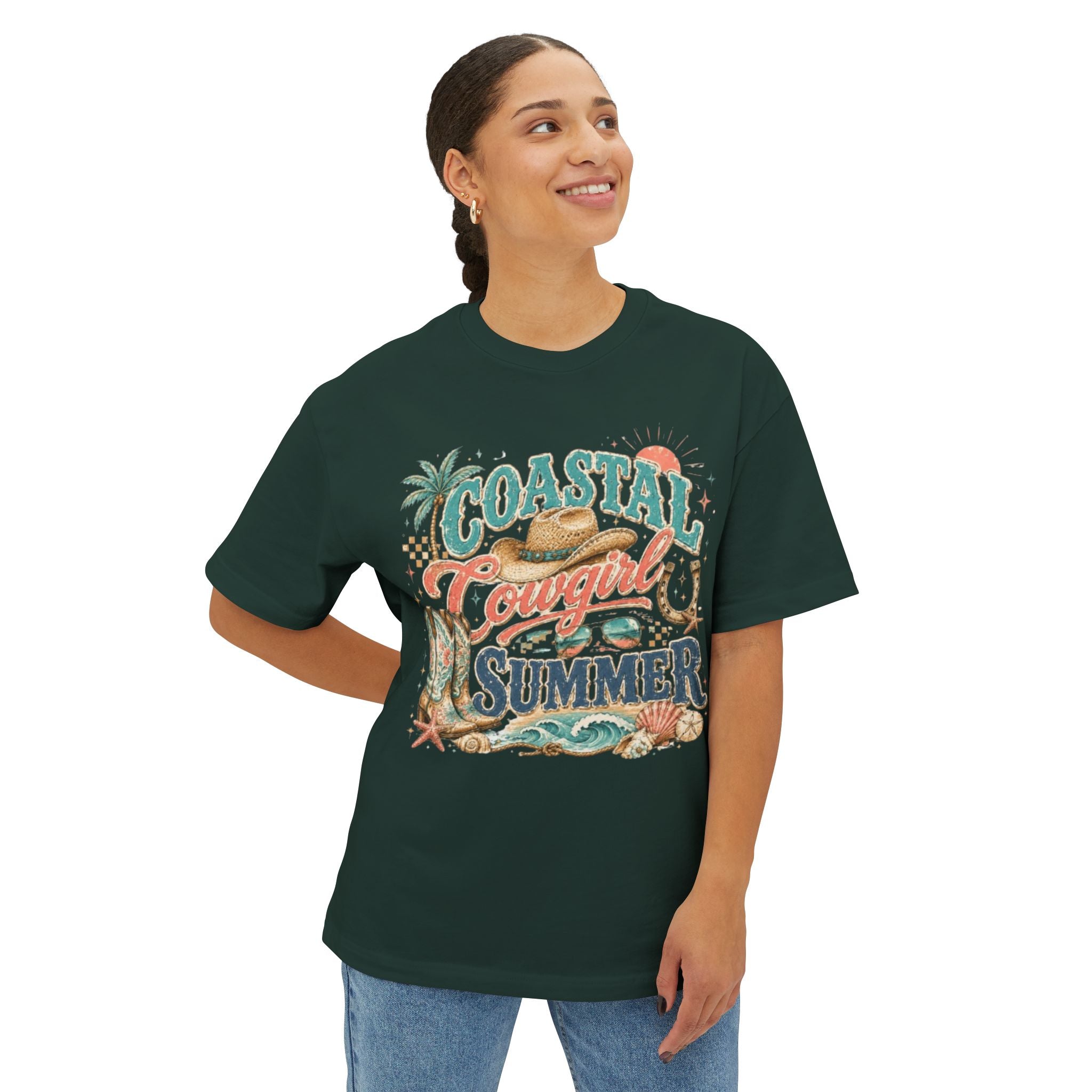 Coastal Cowgirl Summer T‑Shirt