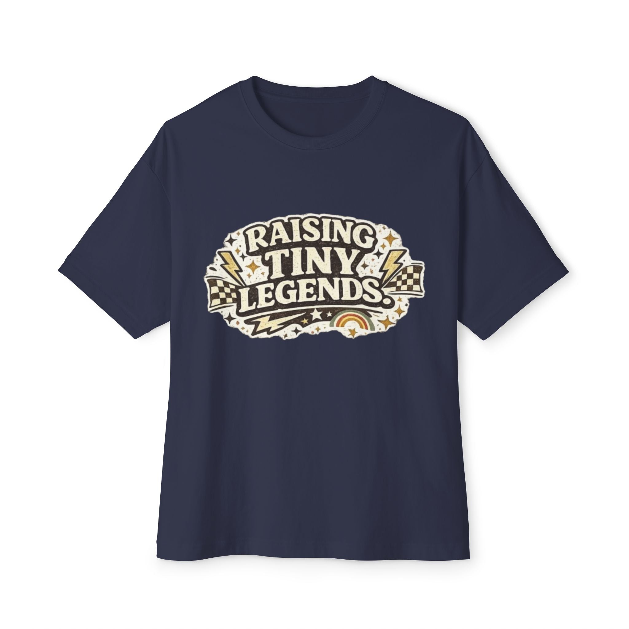 Raising Tiny Legends Tee — Retro Kids Parent Graphic T-Shirt
