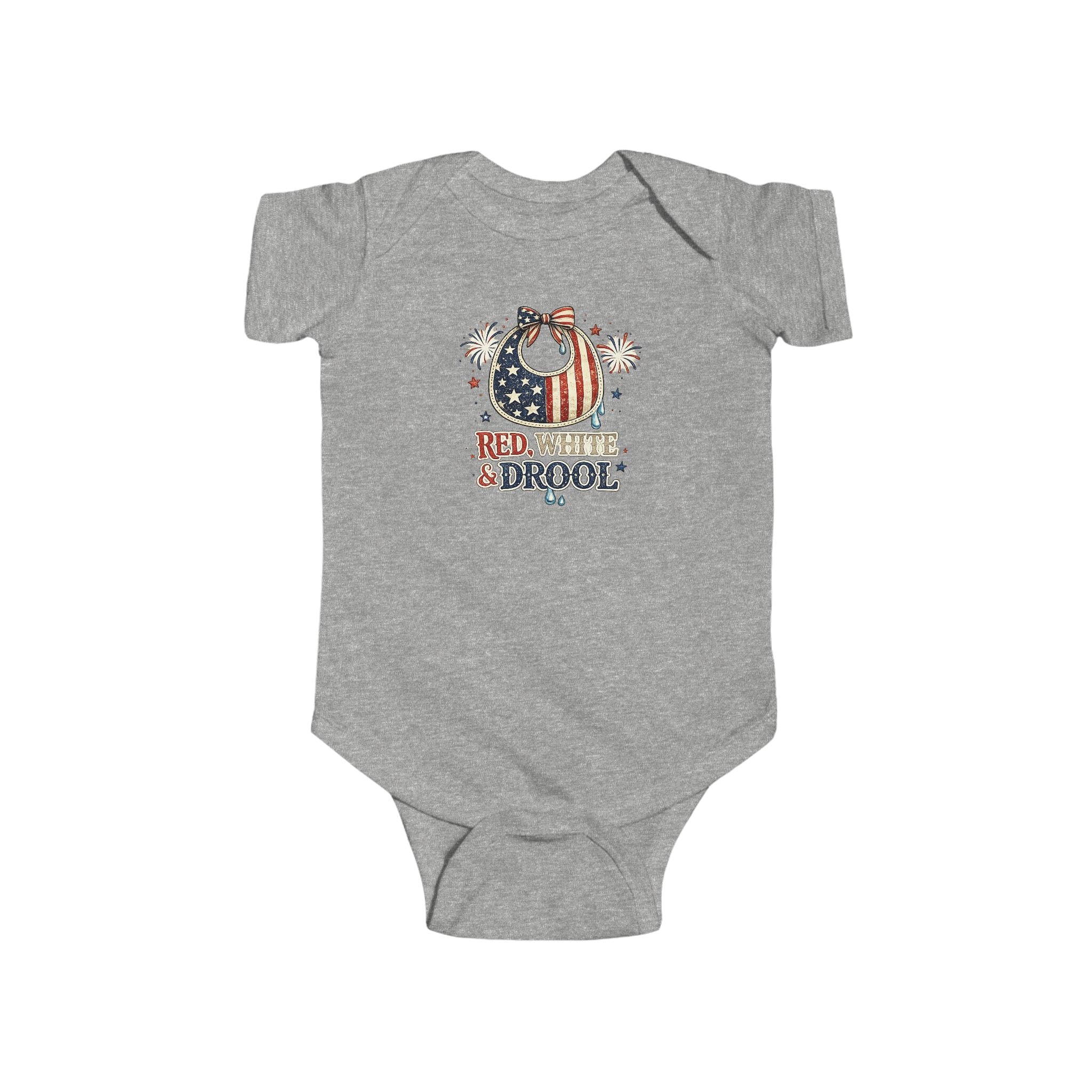 Red, White & Drool Patriotic Infant Bodysuit