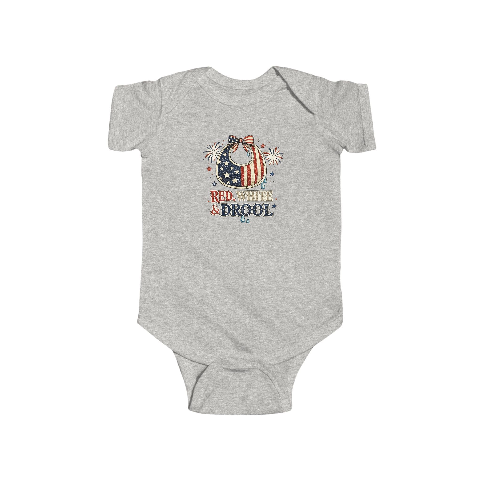 Red, White & Drool Patriotic Infant Bodysuit