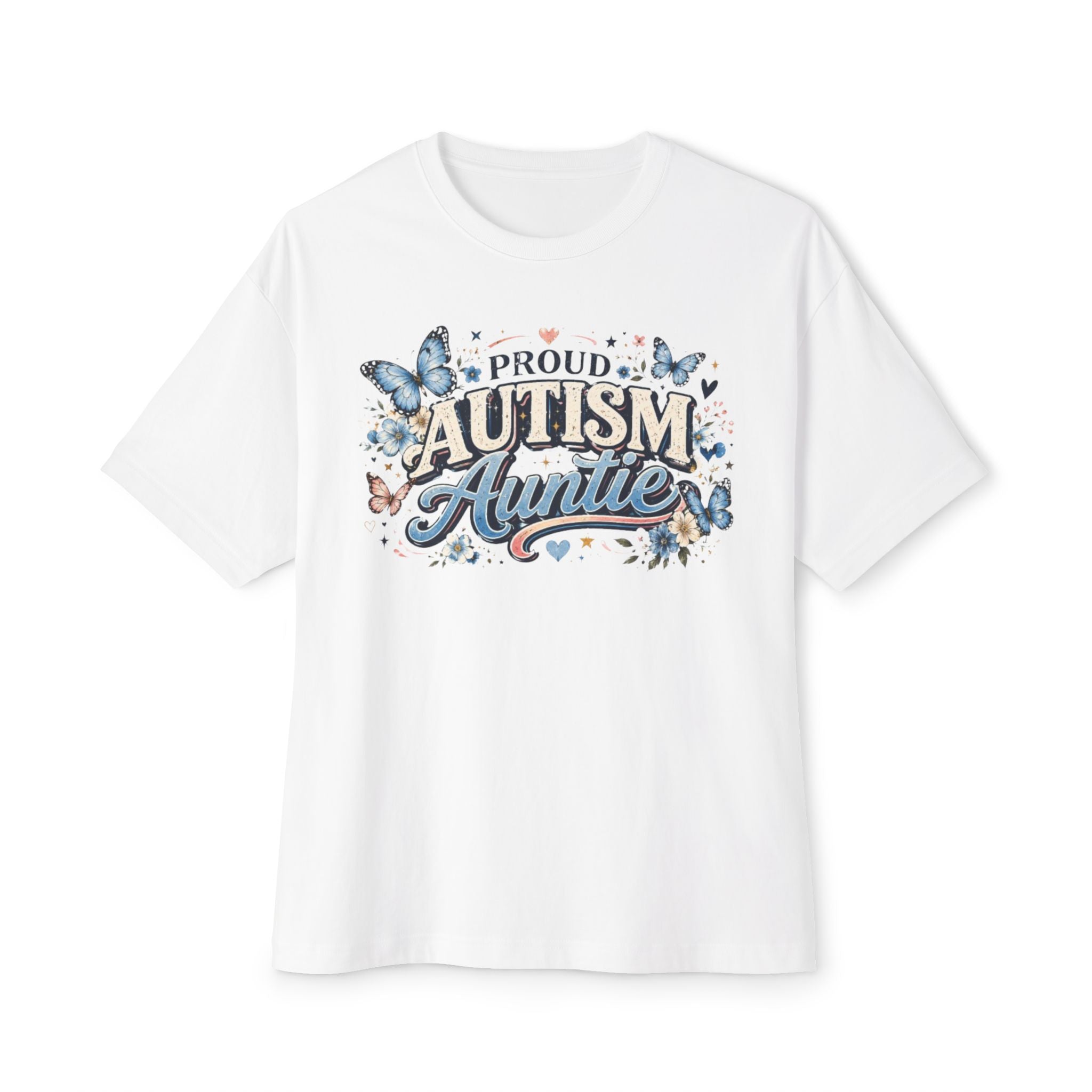Proud Autism Auntie Tee — Butterfly Awareness T‑Shirt