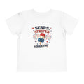 Toddler Tee - "Stars, Stripes & Snack Time" Patriotic Popsicle 4th of July Shirt