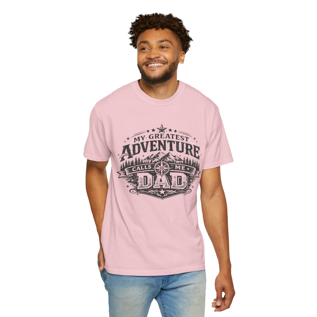 Dad Adventure T-Shirt — “My Greatest Adventure Calls Me Dad” Graphic Tee