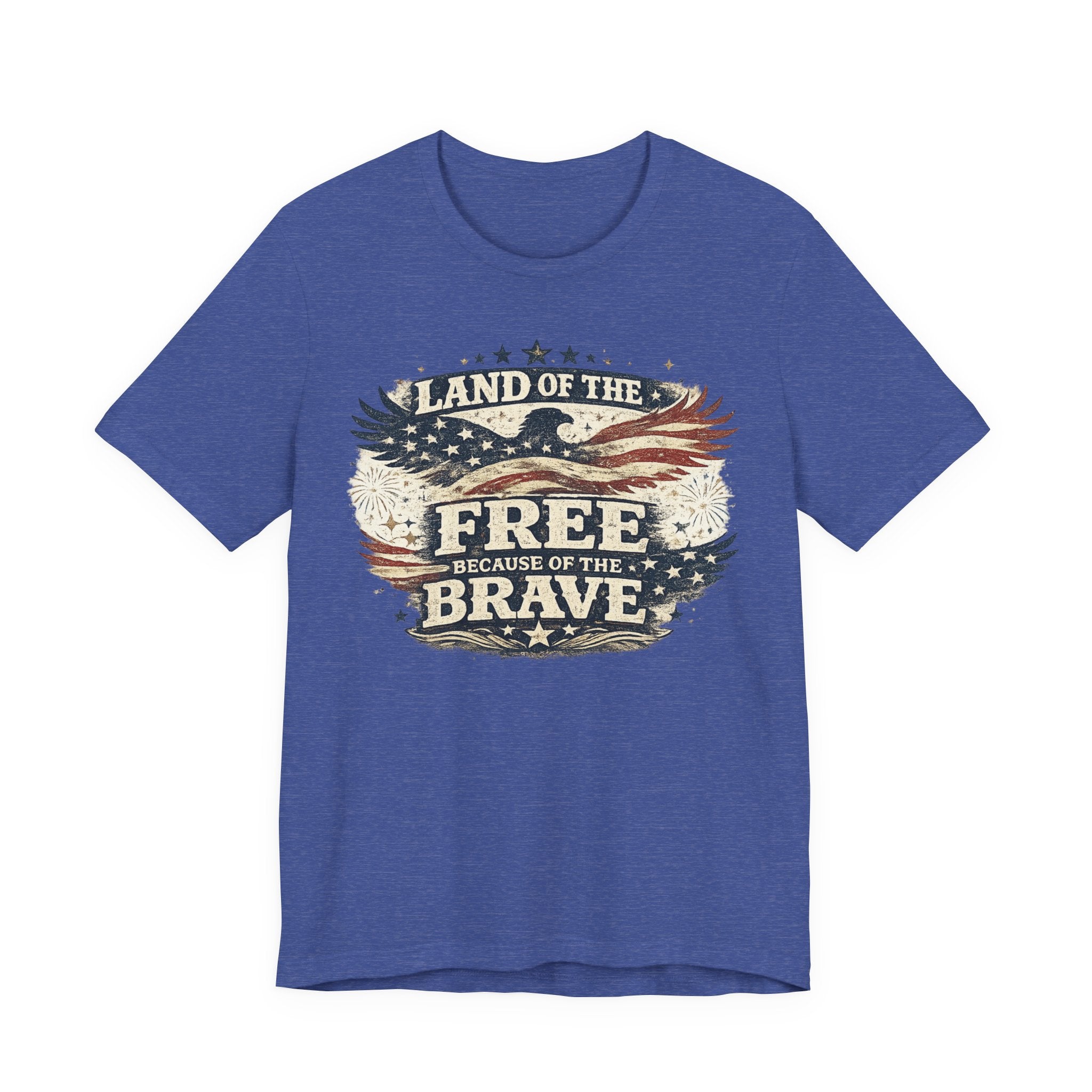 Patriotic 'Land of the Free Because of the Brave' T-Shirt